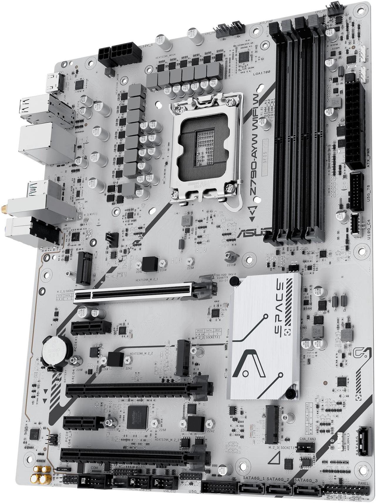 ASUS Z790-AYW WIFI W Intel Z790 LGA 1700 ATX DDR5 Desktop Motherboard