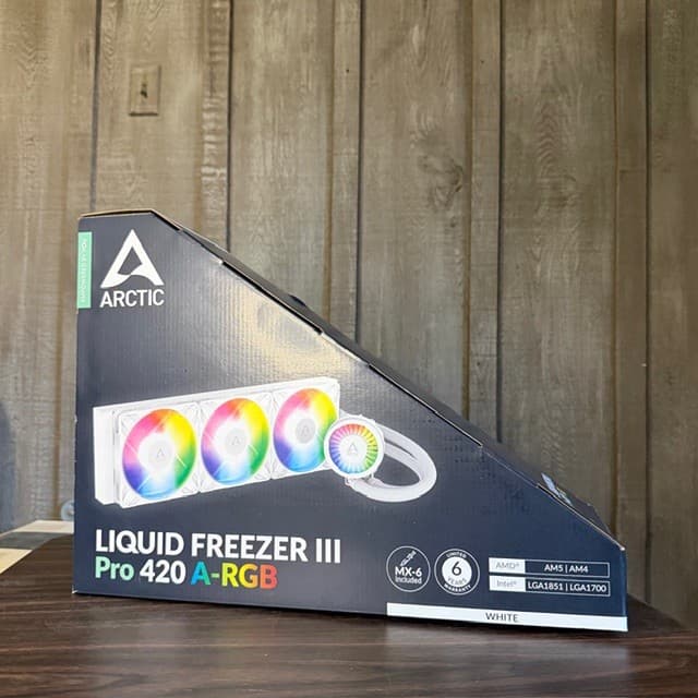 BNIB ARCTIC Liquid Freezer III Pro 420 A-RGB (White) - AIO CPU Cooler
