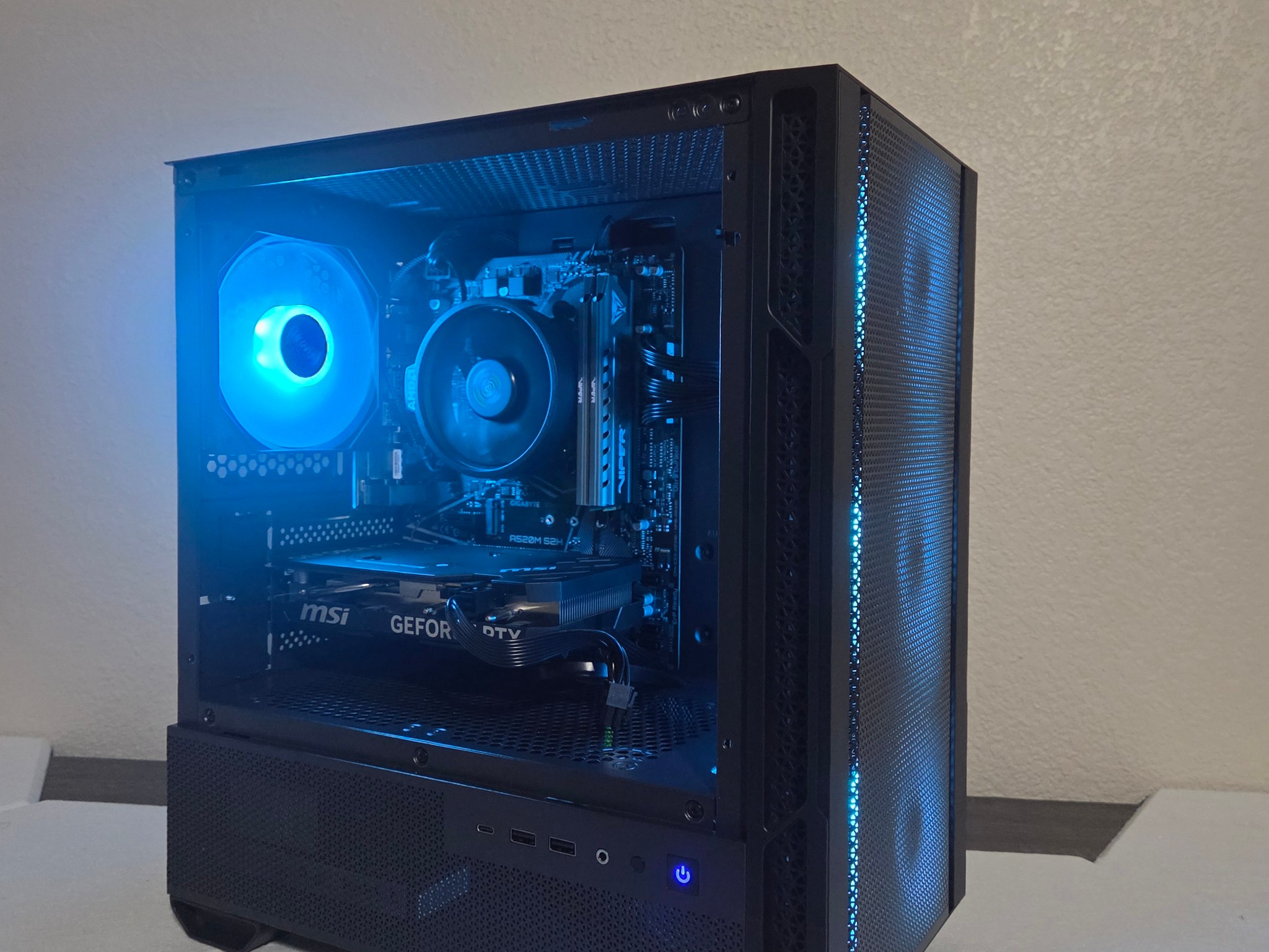🌑 Shadow /RTX 4060 Gaming PC/ 🖤⛈️