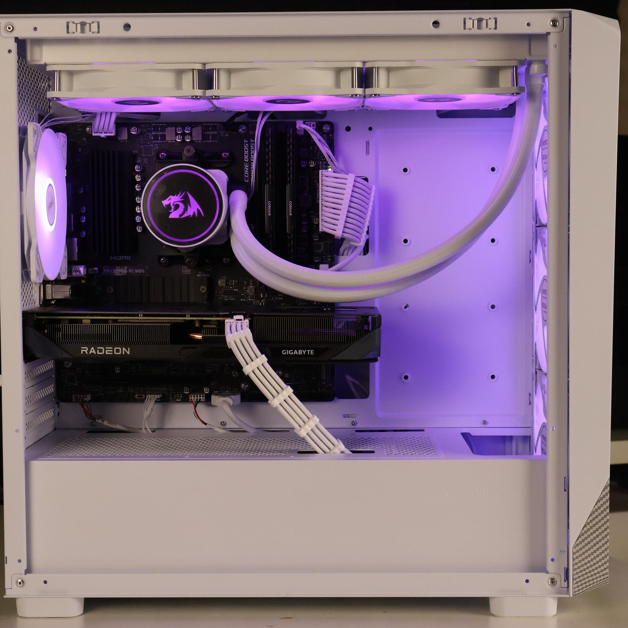 ⚪ Ryzen 7 5700X/RX 9060XT 16GB Gaming/Streaming PC ⚪