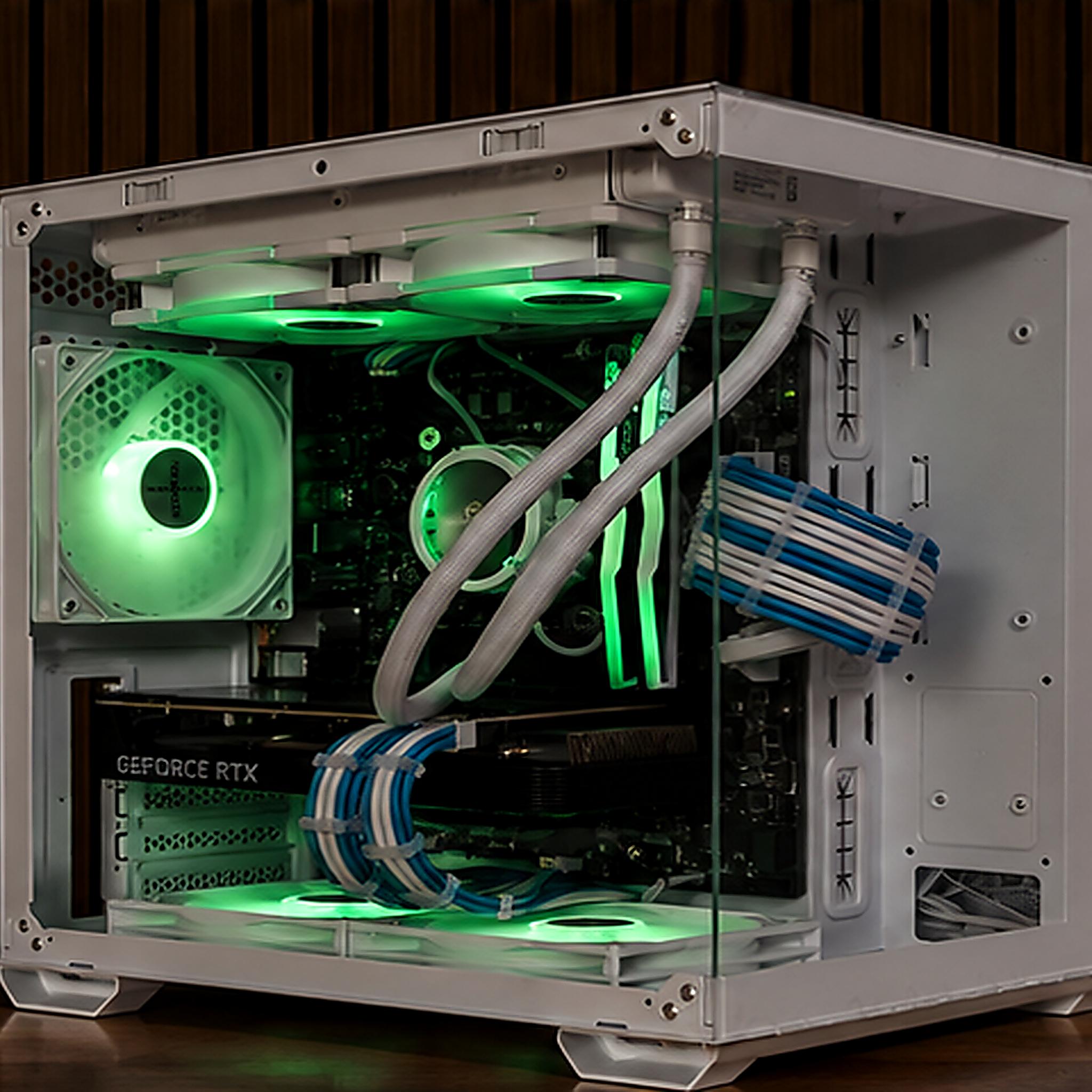 White gaming Pc | RTX 3060TI 8GB | 12600K | DDR4/5 |32GB RAM | 1TB | Windows 11 |