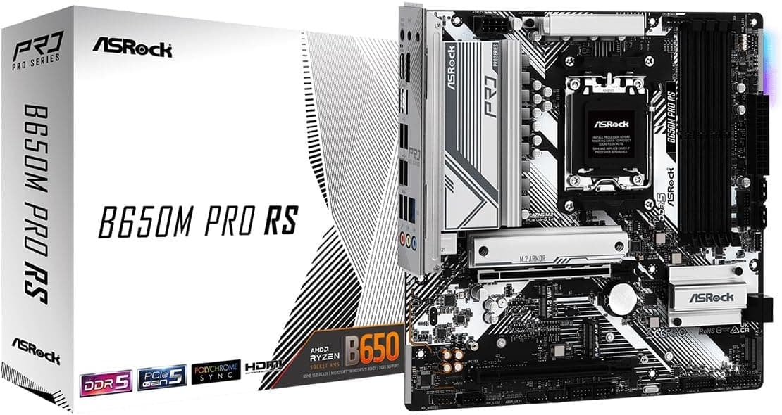 Brand New ASRock B650M Pro RS WiFi | AM5 Micro ATX Motherboard