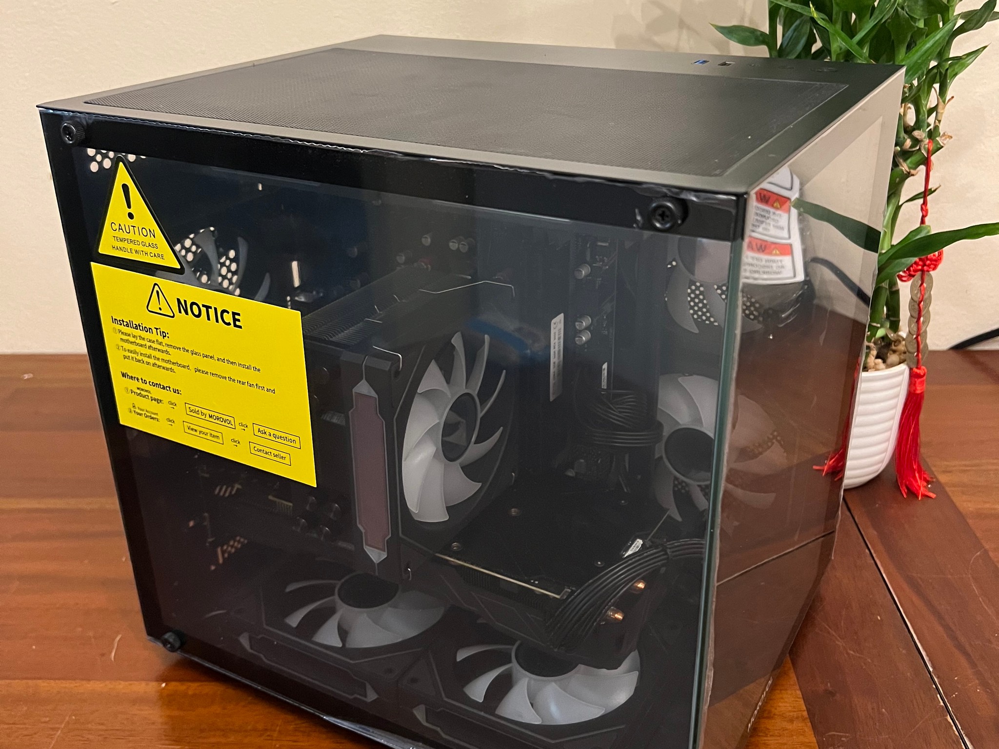 6 Core Gaming PC GTX 1080 1TB Storage 32GB RAM WIFi & BT WINDOWS 11 Pro