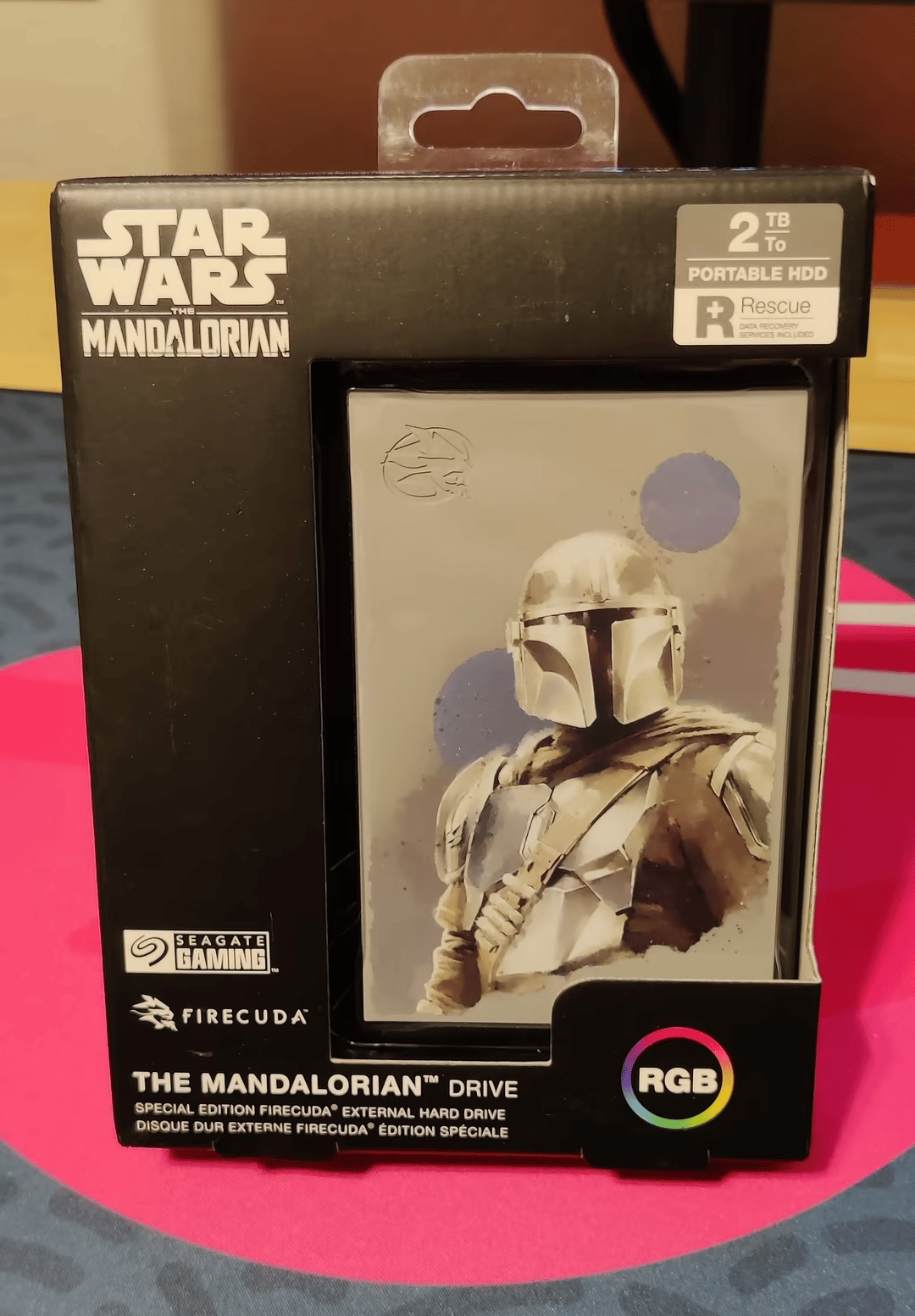 Seagate Firecuda 2TB External Hard Drive - Mandalorian Limited Edition