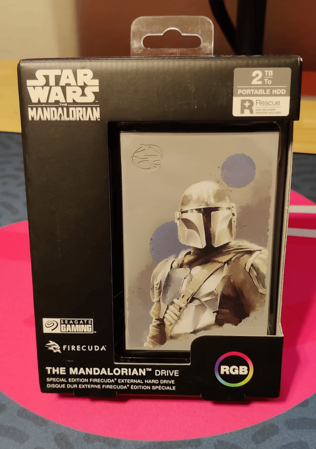 Seagate Firecuda 2TB External Hard Drive - Mandalorian Limited Edition