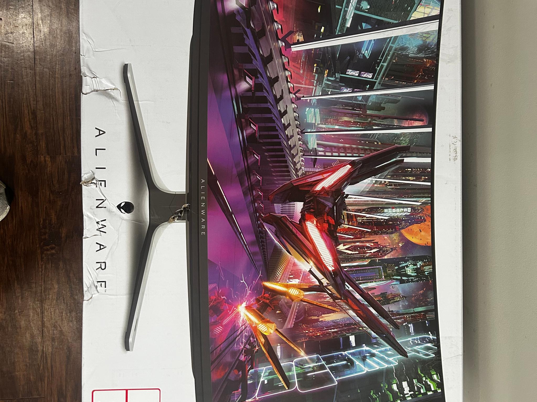 100% BRAND NEW Alienware  32" (240hz) OLED 4K  (3840 x 2160) Curved Gaming Monitor (AW3225QF)