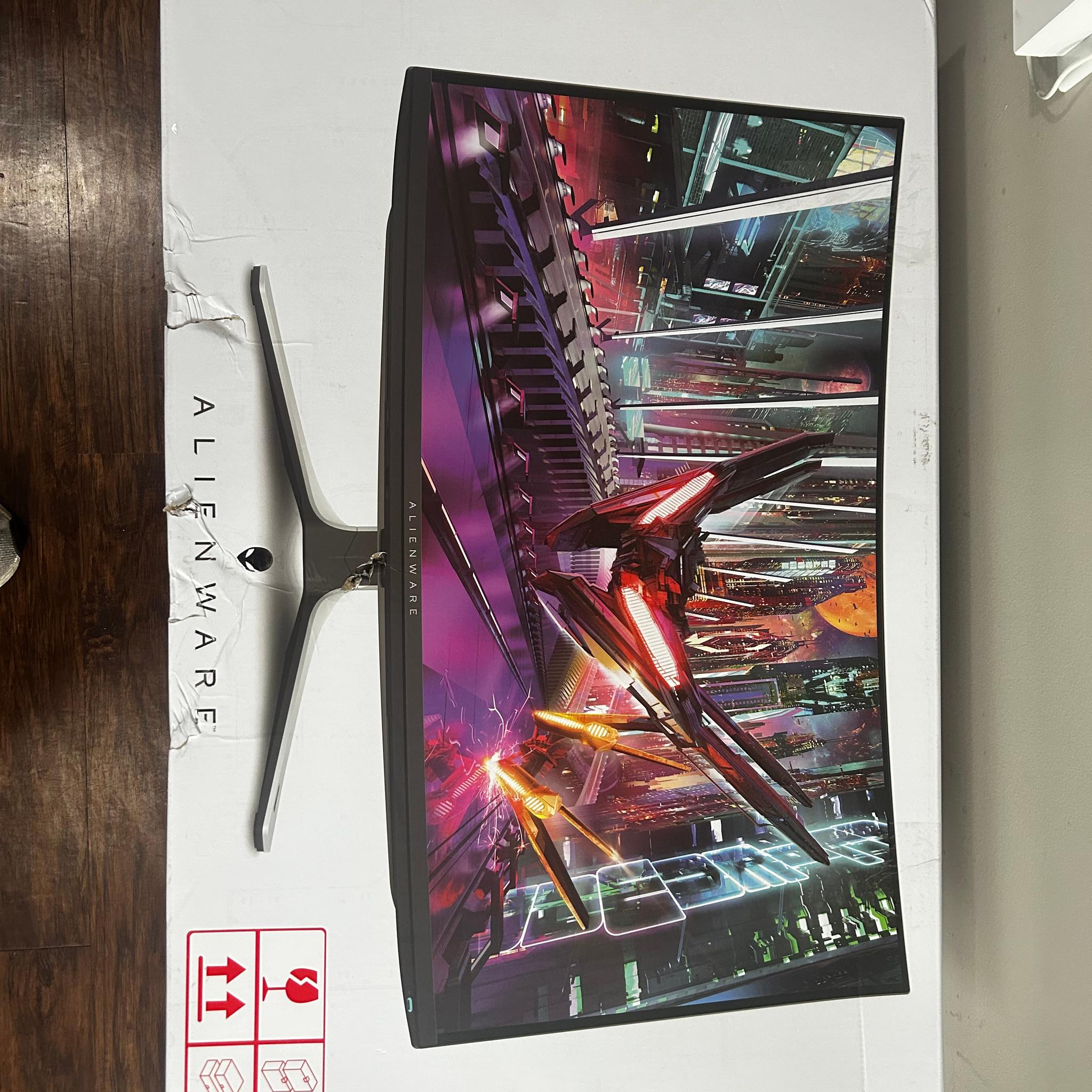 100% BRAND NEW Alienware  32" (240hz) OLED 4K  (3840 x 2160) Curved Gaming Monitor (AW3225QF)