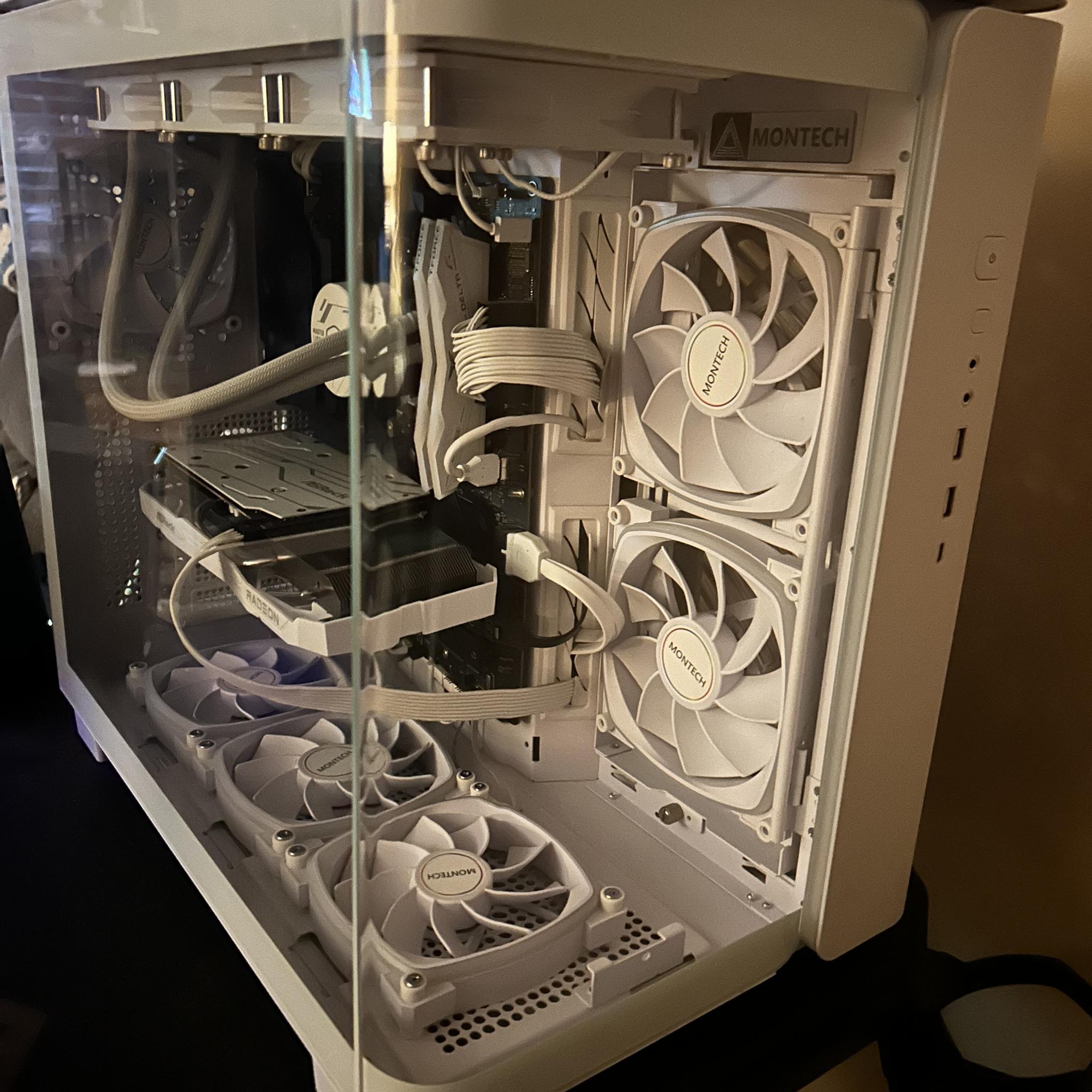 Custom Gaming PC Radeon RX 6600, 64GB DDR5 Ram, 1TB SSD, 8 TB HDD,  Ryzen 5 8600G