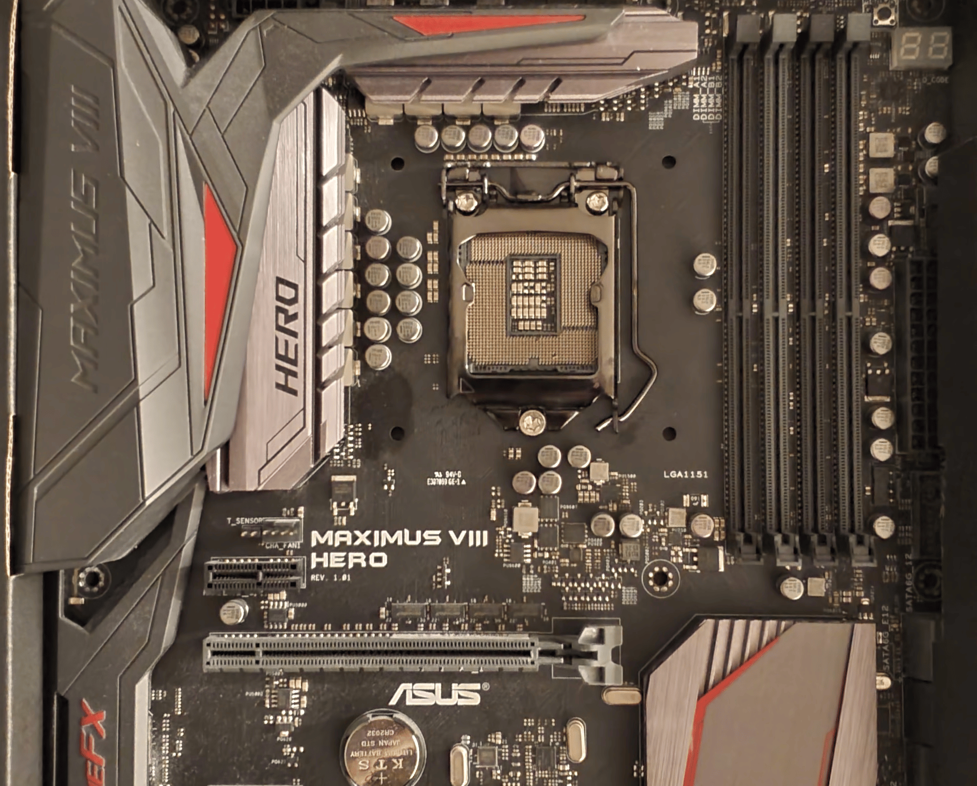 Motherboard + CPU Combo Intel Core I7-6700k CPU + ASUS Maximus VIII Hero ATX Motherboard