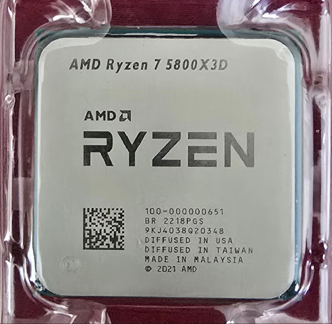 *Pre-Owned* AMD Ryzen 7 5800X3D Processor (3.4GHz, 8 Cores, AM4) - 100-100000651WOF