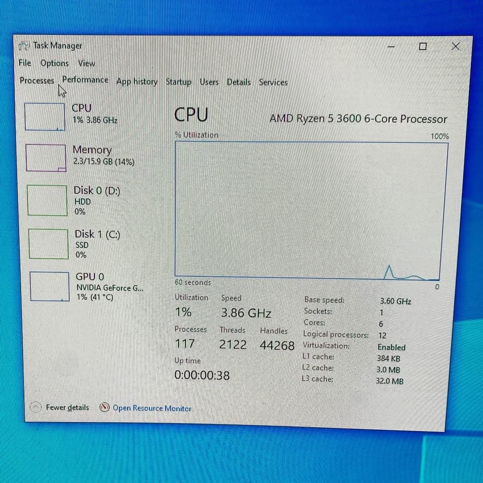 White Gaming PC (GTX 1660 TI 6GB + AMD Ryzen 5 3600 + 16GB DDR4 + HDD + SSD)