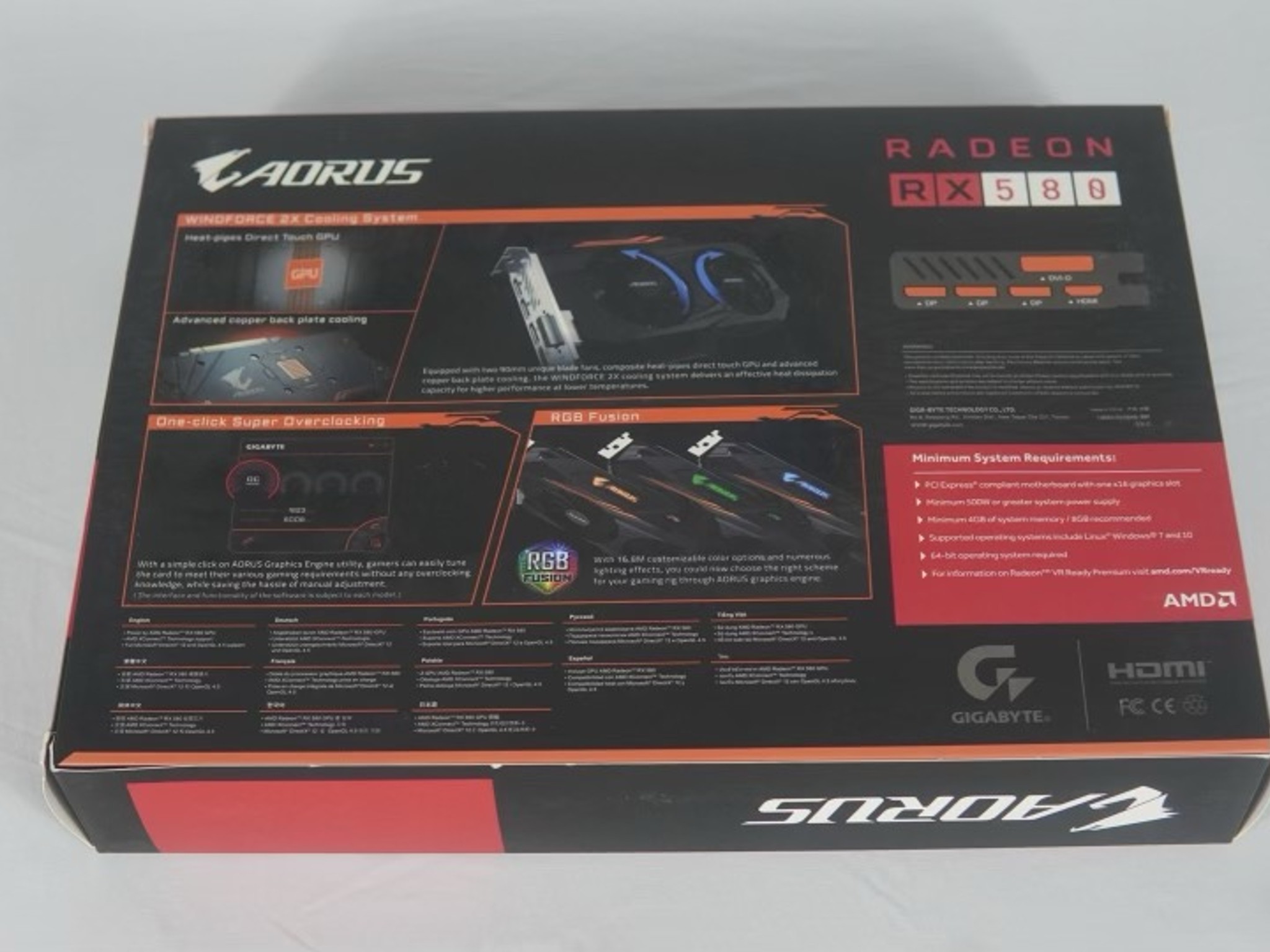 Aorus Gigabyte 580 8GB