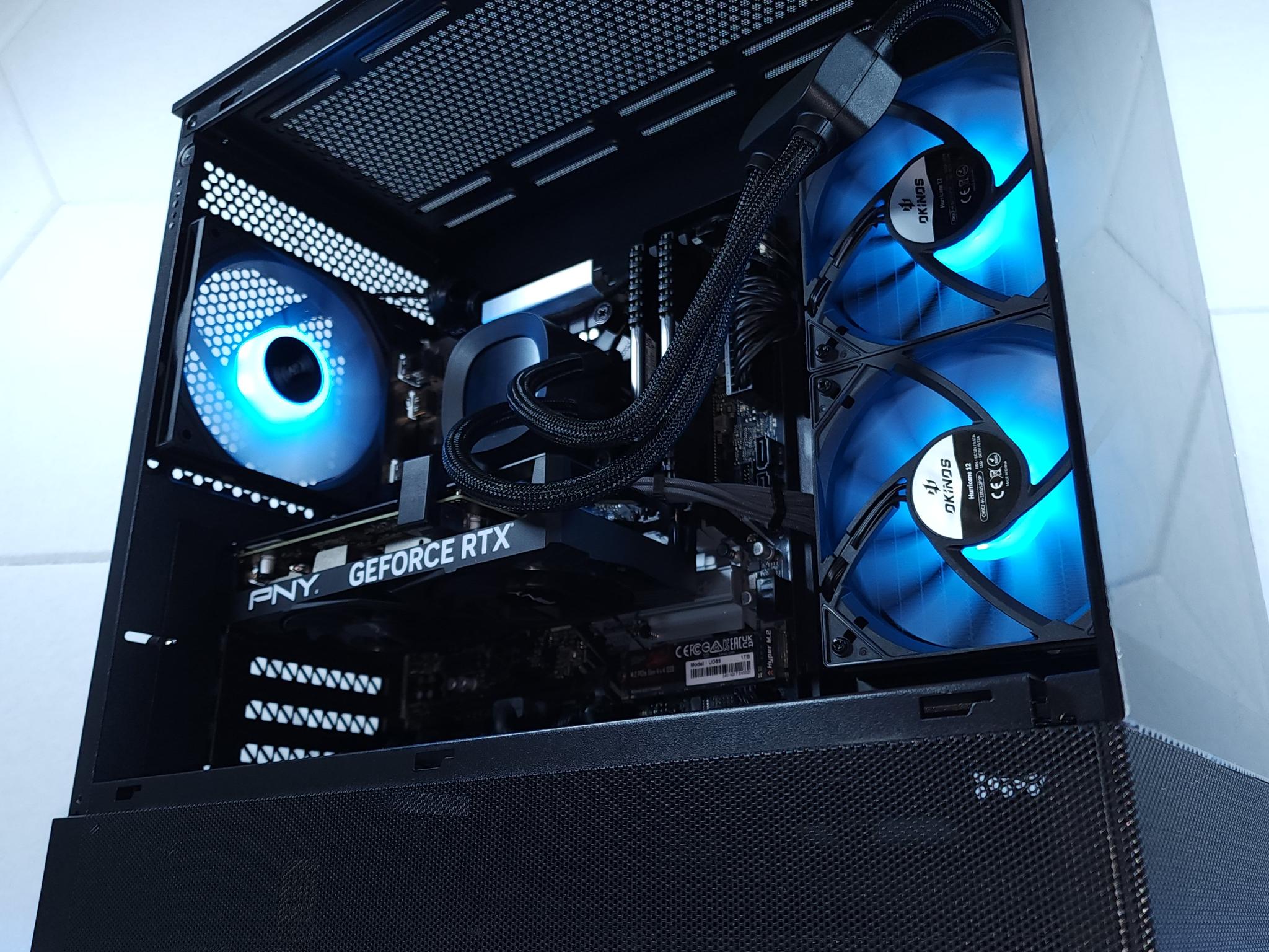 💙RTX 4060●Core i5 12600KF●1TB NVMe●32GB 3200MHz DDR4●1080p Gaming Computer