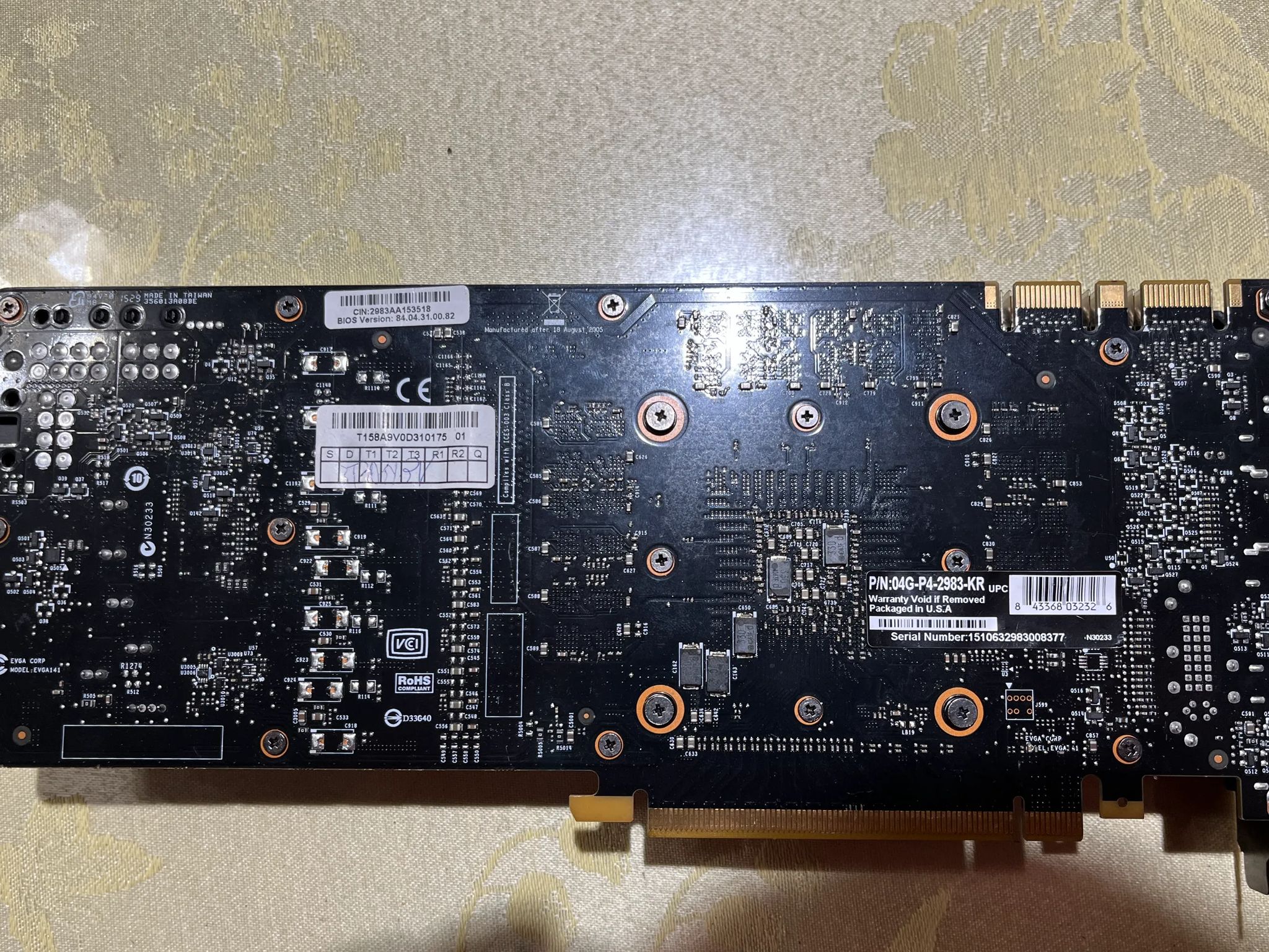 EVGA GeForce GTX 980 SC GAMING ACX 2.0 4GB GDDR5 GPU