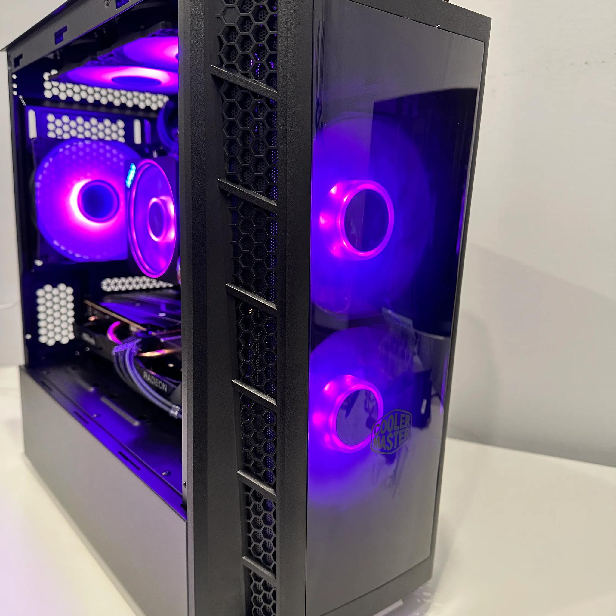⚫️🐆Black Panther⚫️🐆 ||Gaming PC-Ryzen 5 5500 6-Core -AMD RX 6600  8GB-1TB NVME SSD-16GB DDR4 RAM