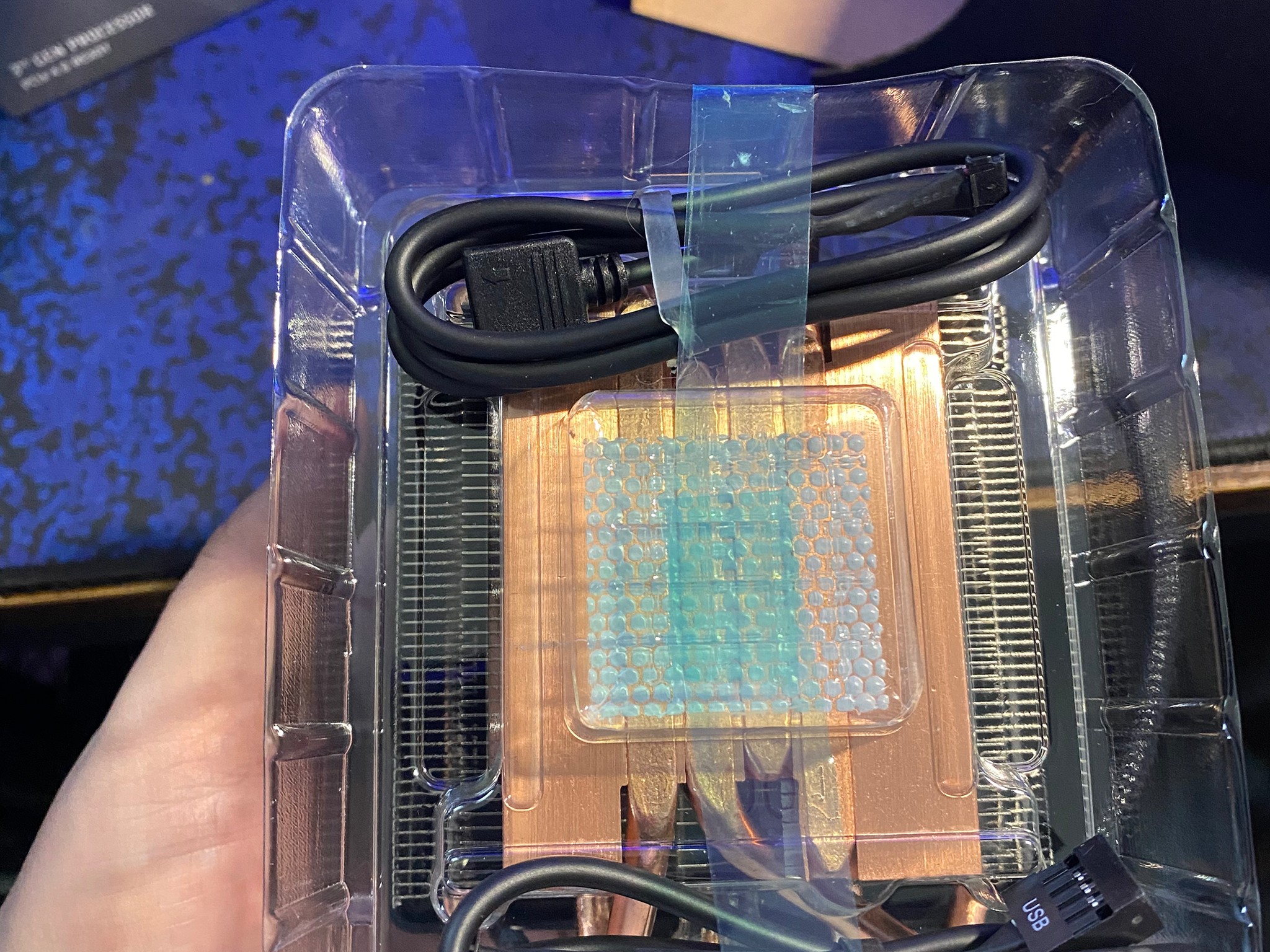 R7 3700X Box With Wraith Prism Cooler Unused in box