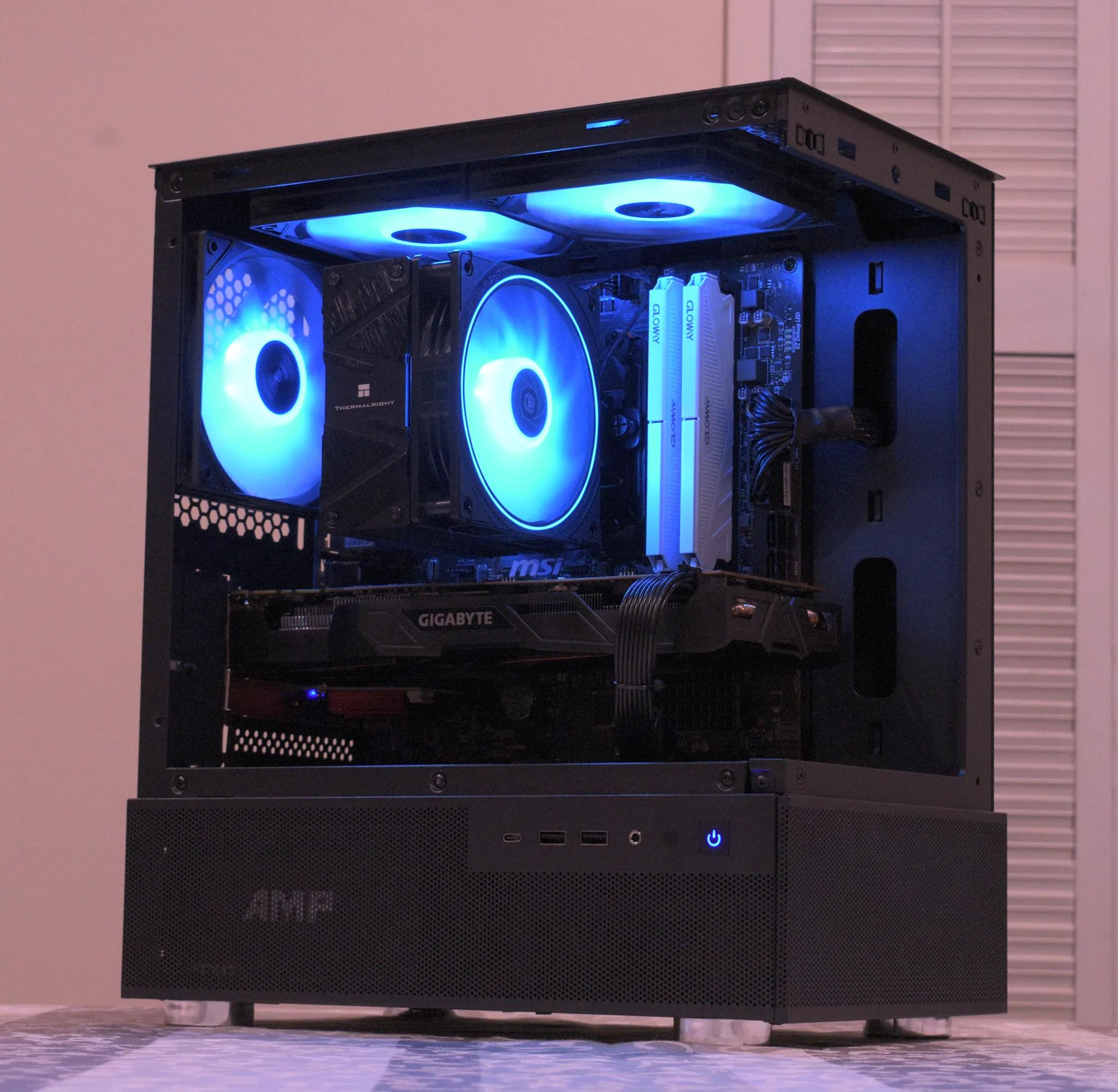 🎮Budget Gamer🎮 Ryzen 5 3600 | GTX 1070 8GB | 16GB DDR4 | 1TB nVME SSD | 1080p Black Gaming PC RGB