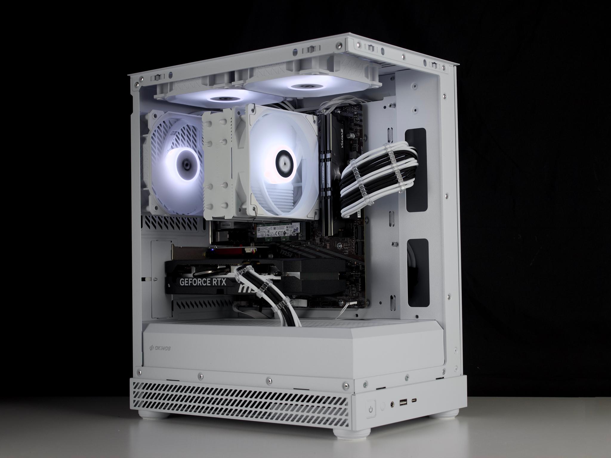 ⚪️ ⚫️ Clean Gaming PC | RTX 5050, Ryzen 5 5500, 16GB RAM, 512GB NVMe SSD | ARGB Control | ⚫️⚪️