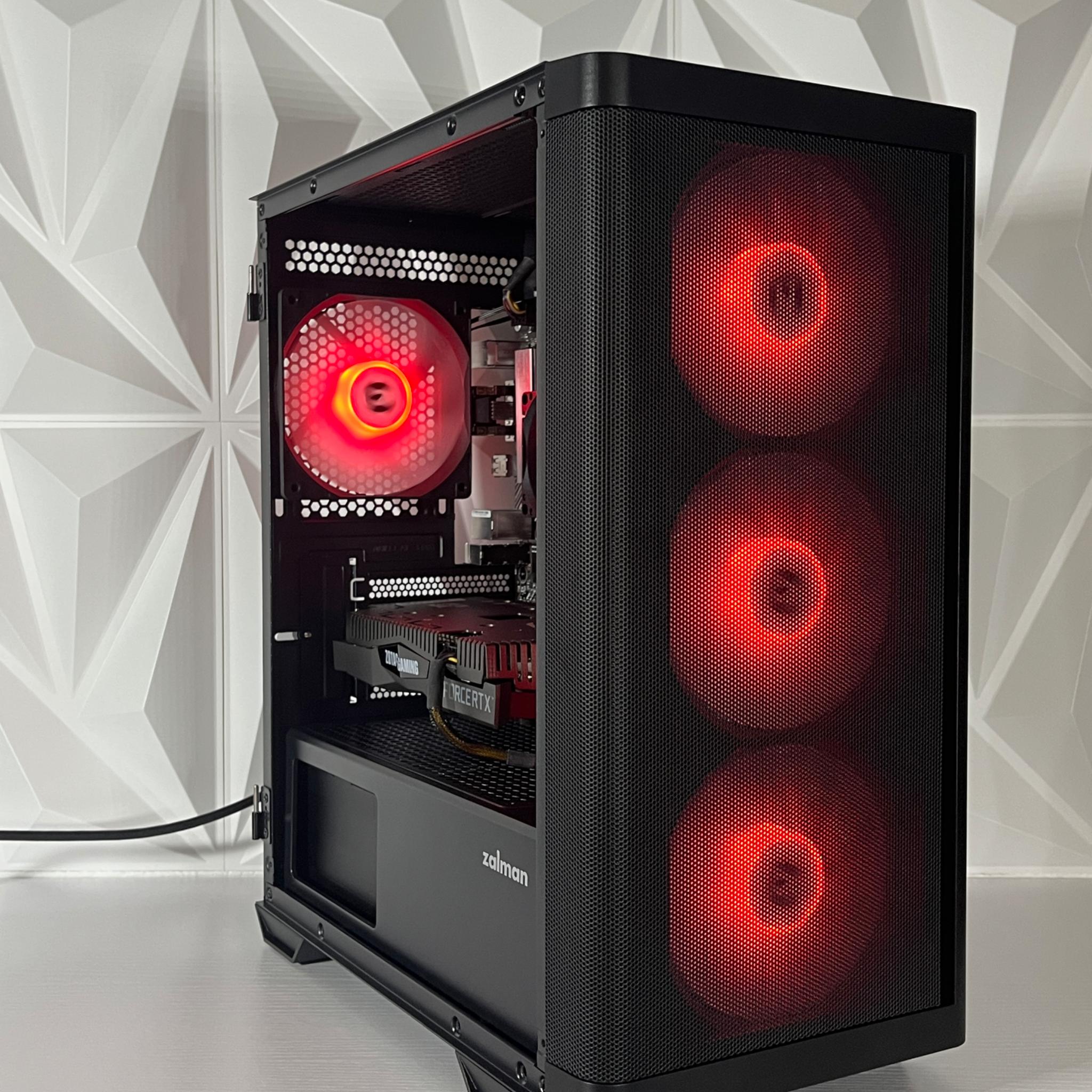 RTX 2060 6GB, Ryzen 5 2600X, 16GB 3600MHz | Black RGB Gaming Computer