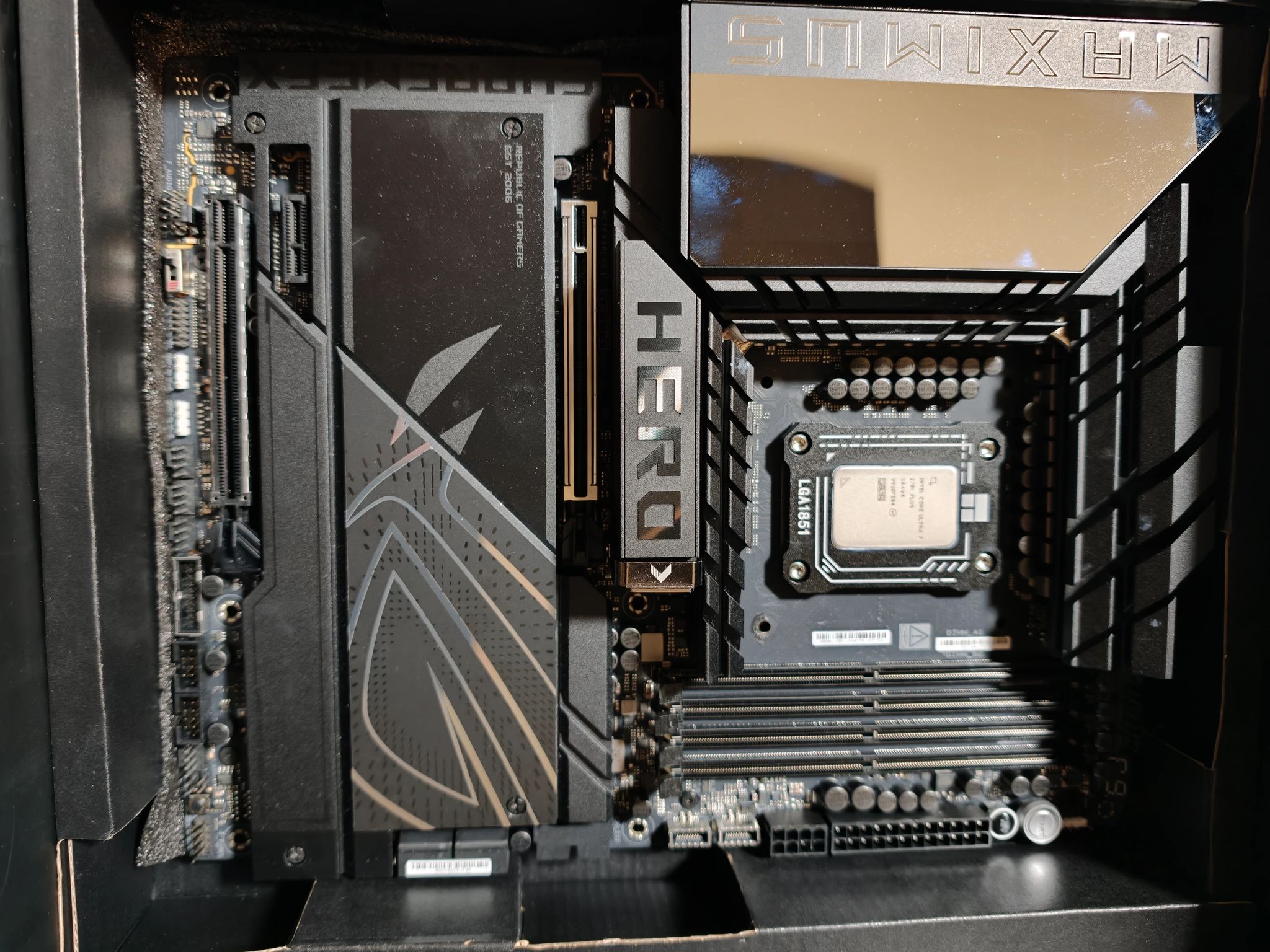 Motherboard Cpu Combo. 270K SP89+Asus Rog Maximus Z890