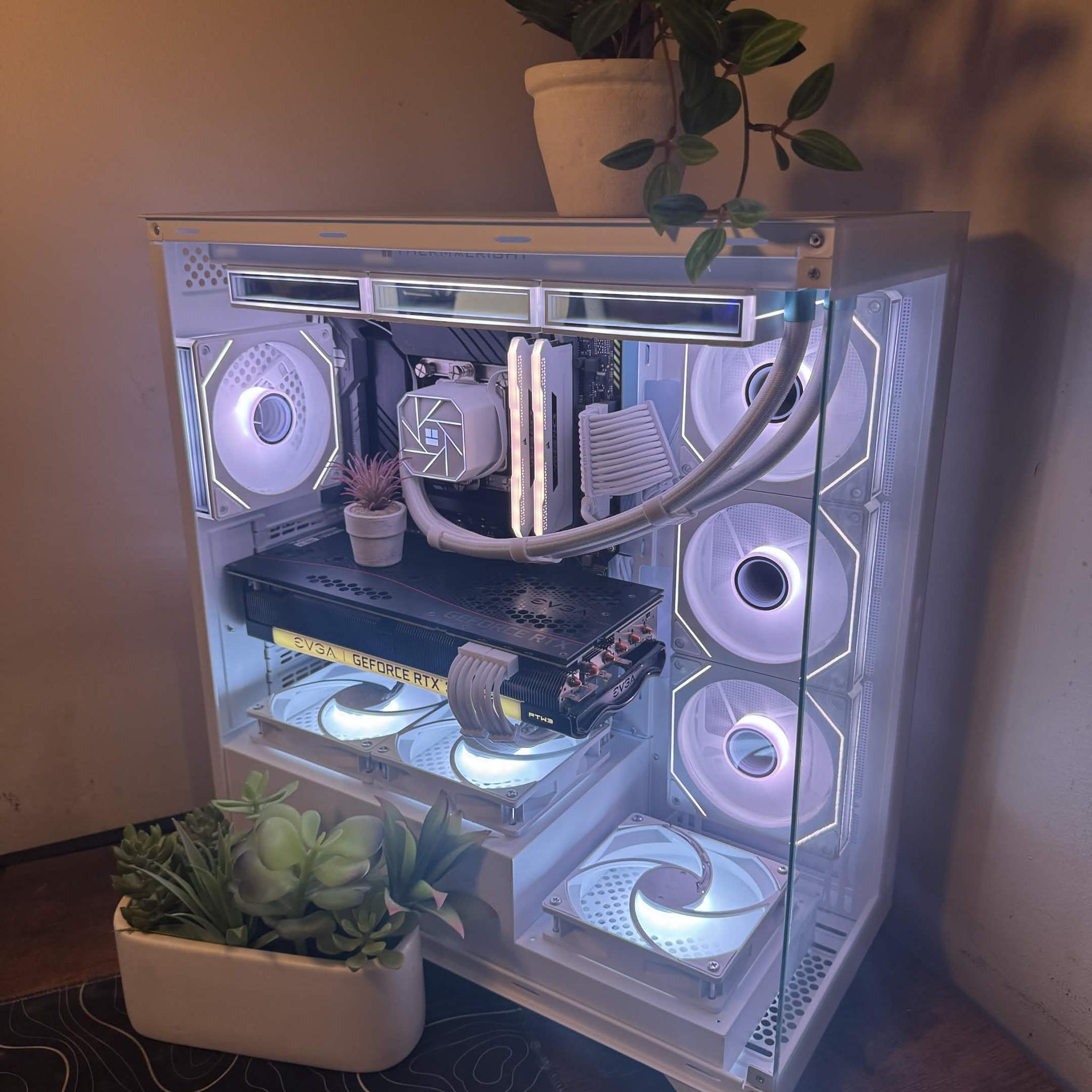 🤍 White/Black "Panda" High End PC 🖤 - Intel i9 | RTX 3070 Ti | 32GB DDR4 3600 | 1TB Samsung SSD