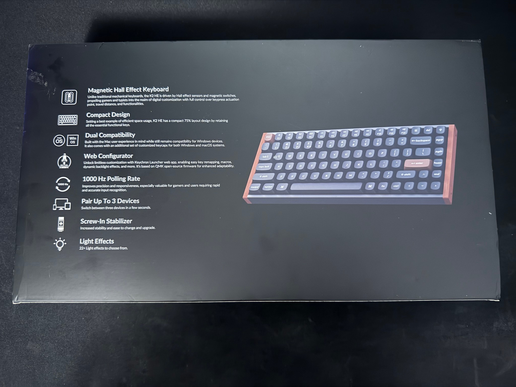 Keychron K2 H2 Wireless Mechanical Keyboard RGB Backlight Bluetooth