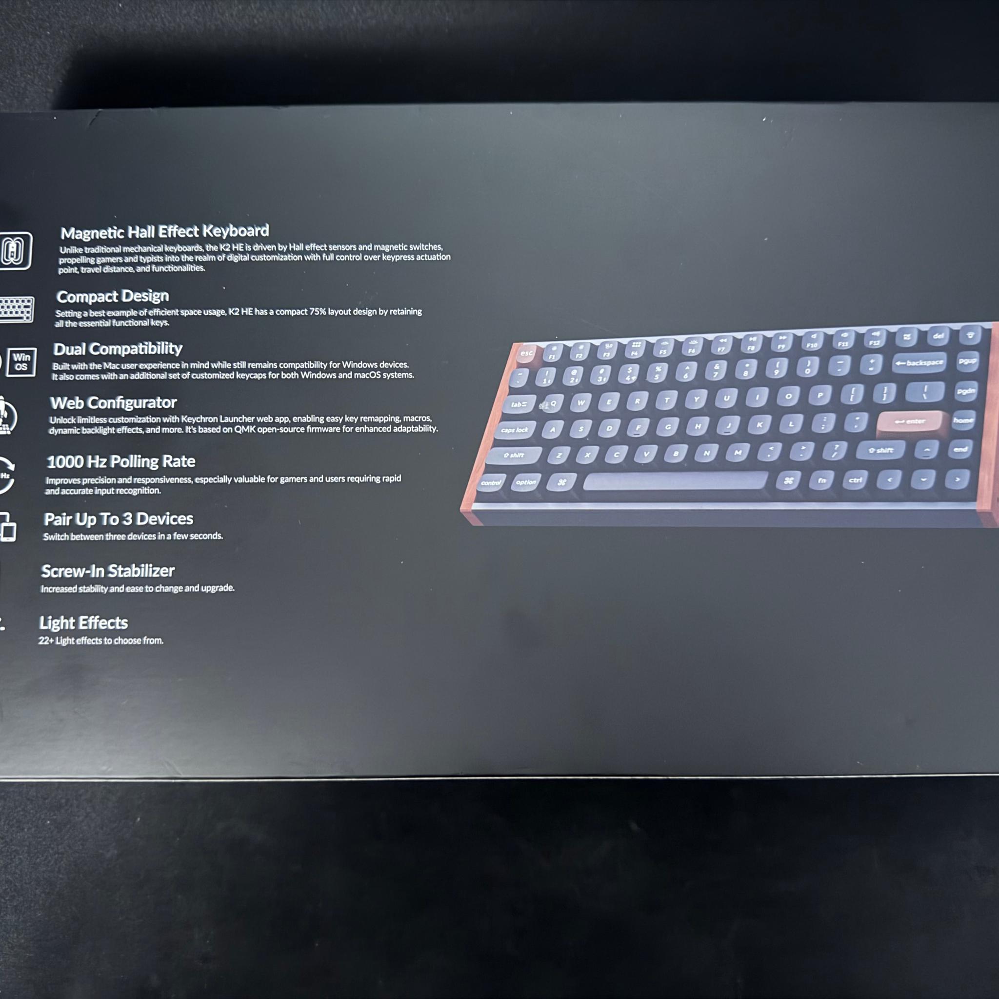 Keychron K2 H2 Wireless Mechanical Keyboard RGB Backlight Bluetooth