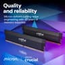 NEW! 64GB 2x32GB Crucial Pro DDR5-6400 CL40 Memory Kit Black