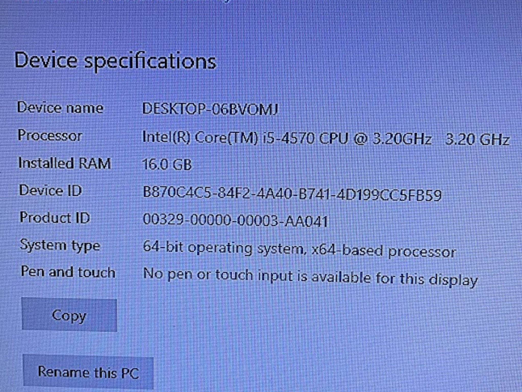 WARZONE Gaming Desktop PC Intel i5 Quad 16 GB SSD RX 470 4GB HDMI WIN 10 PRO