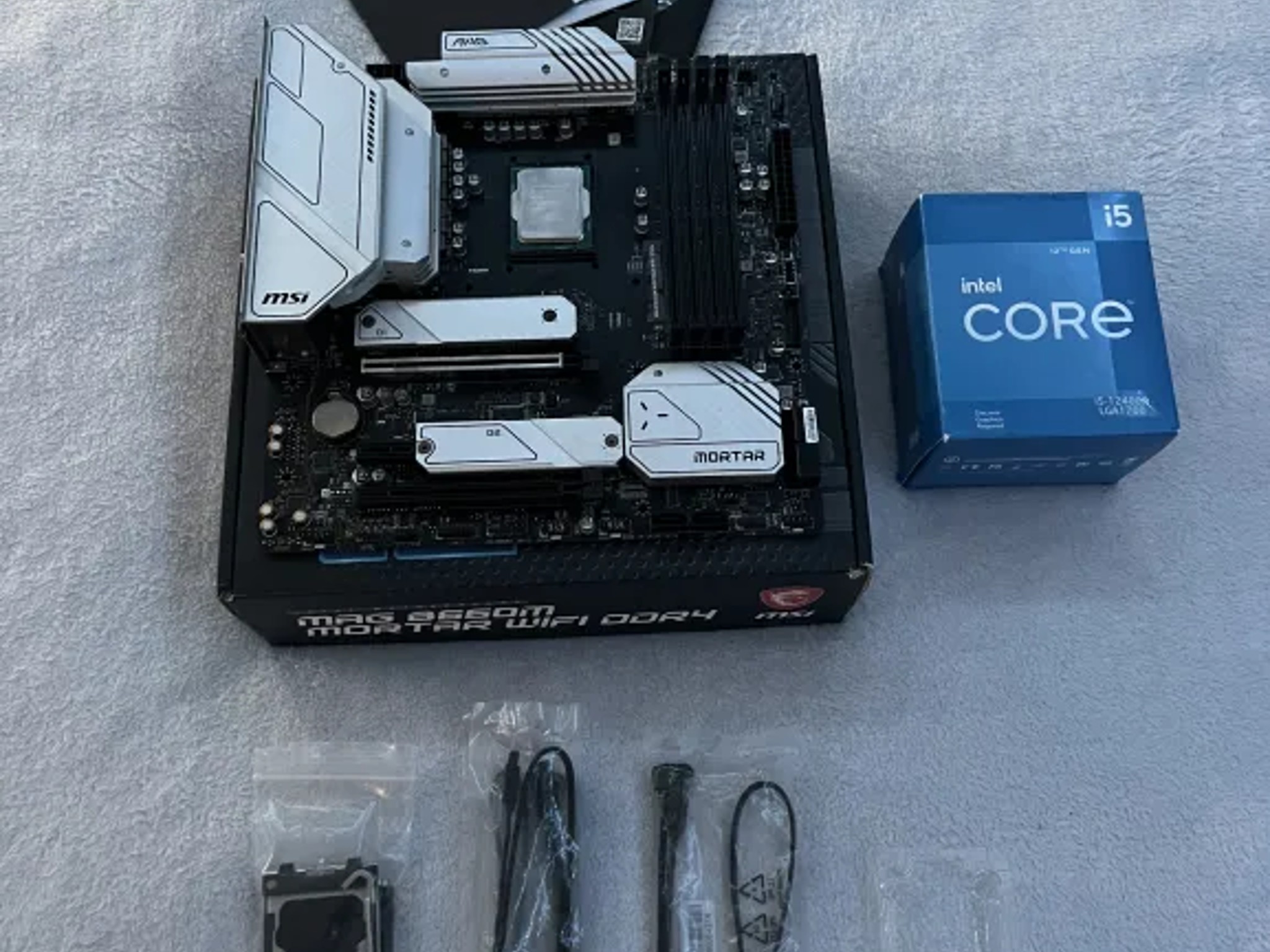 MSI B660M Mortar WIFI DDR4 x Intel Core i5-12400F (Project Bundle)