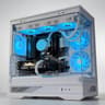 💧🧬Liquid Cooled Gaming PC🚀 AMD RX 9600 XT 16GB🚀AMD Ryzen 7 5800X🚀 16GB DDR4🚀 1TB SSD