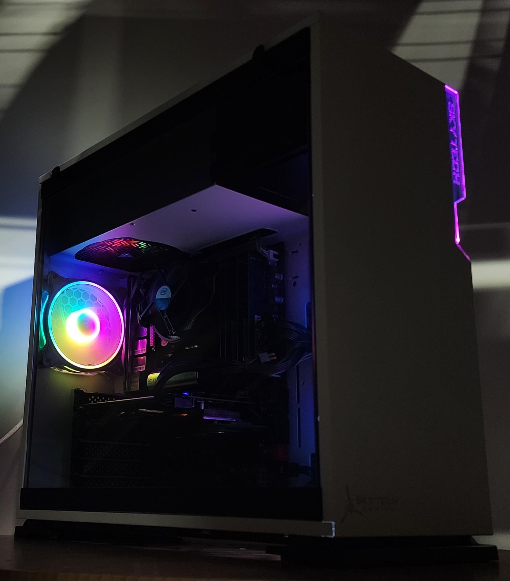 Gaming PC i7-950 32GB RAM 128GB SSD + 1TB HDD RX 580 8GB Windows 11 Computer