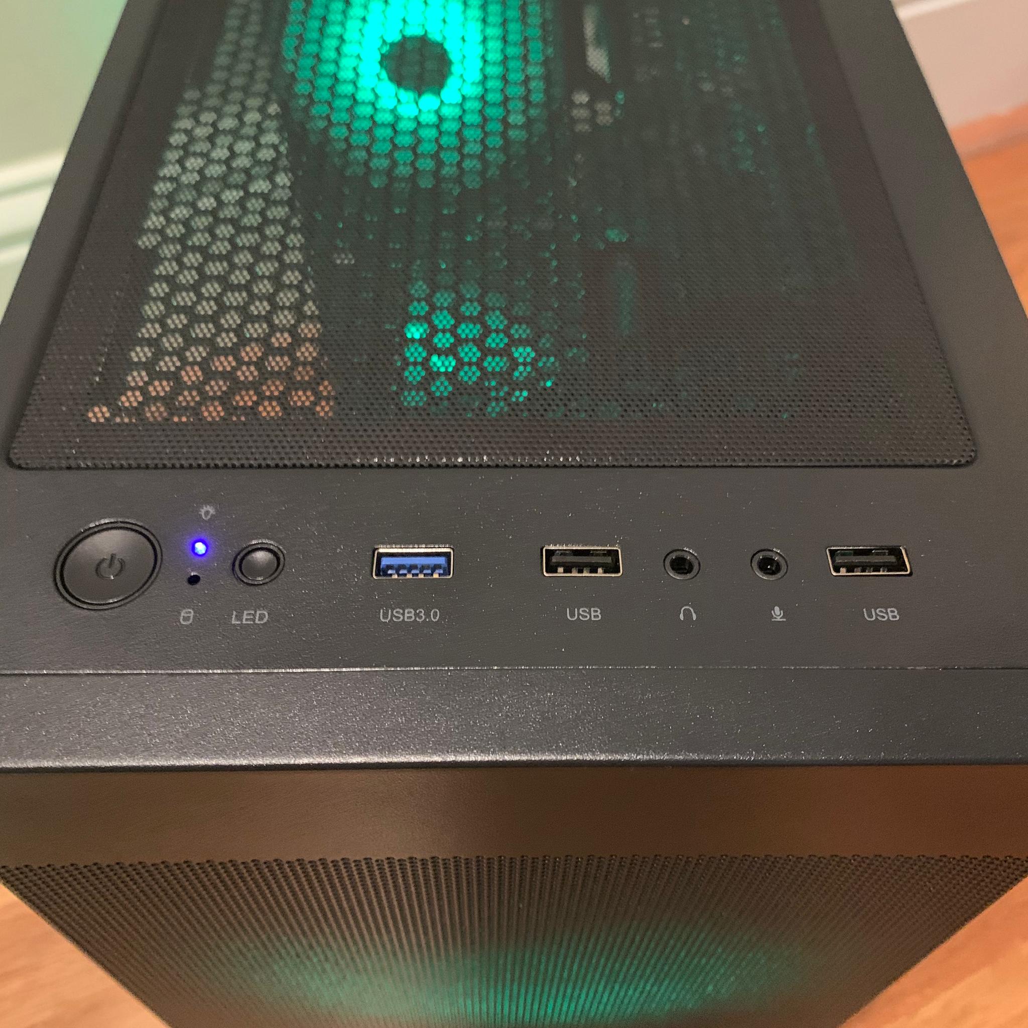 NVIDIA GTX 1070 10100f FORTNITE READY 16GB DDR4 500GB M.2 SSD ARGB LIGHTING WINDOWS 10