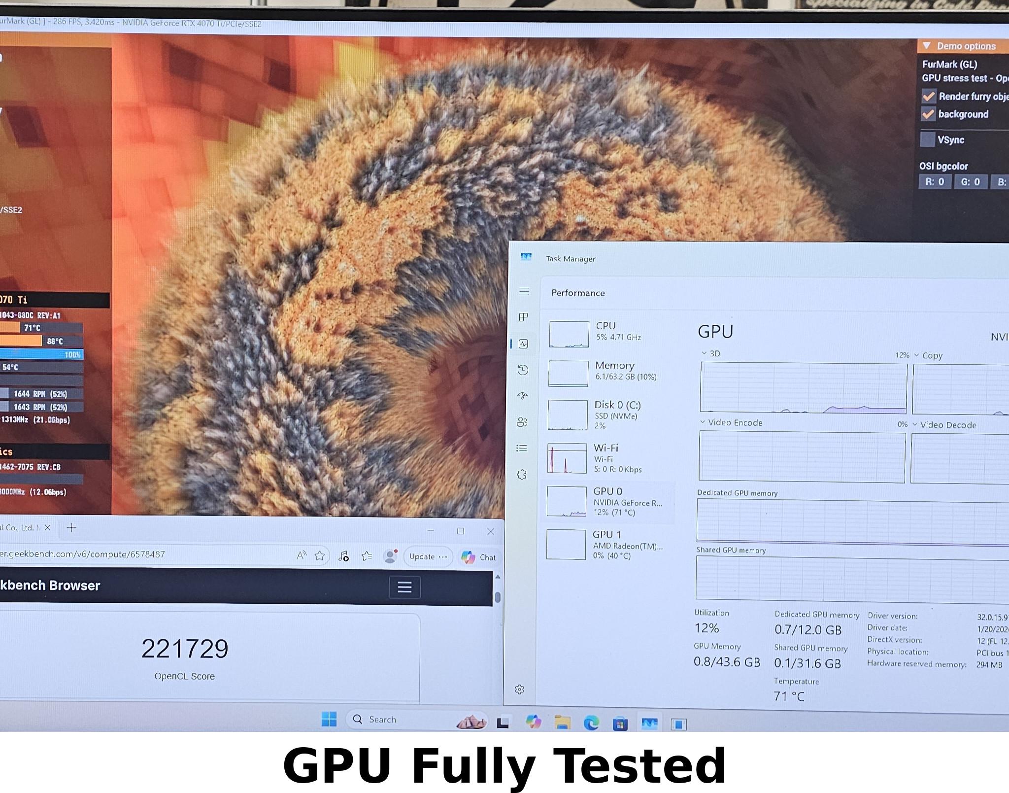 RTX 4070 Ti ASUS TUF Gaming 12GB