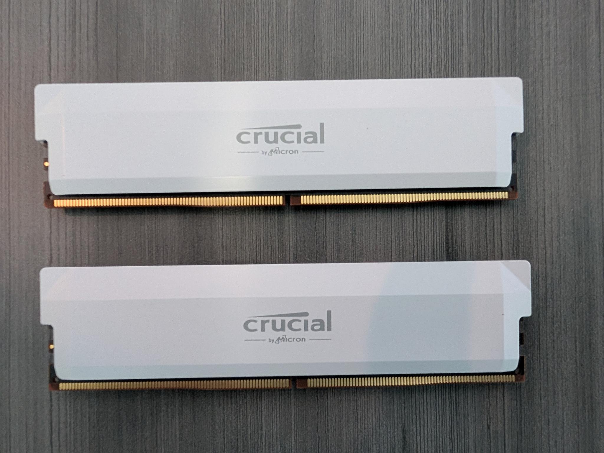 Crucial Pro 32GB DDR5 RAM Kit (2x16GB), CL36 6000MHz USED