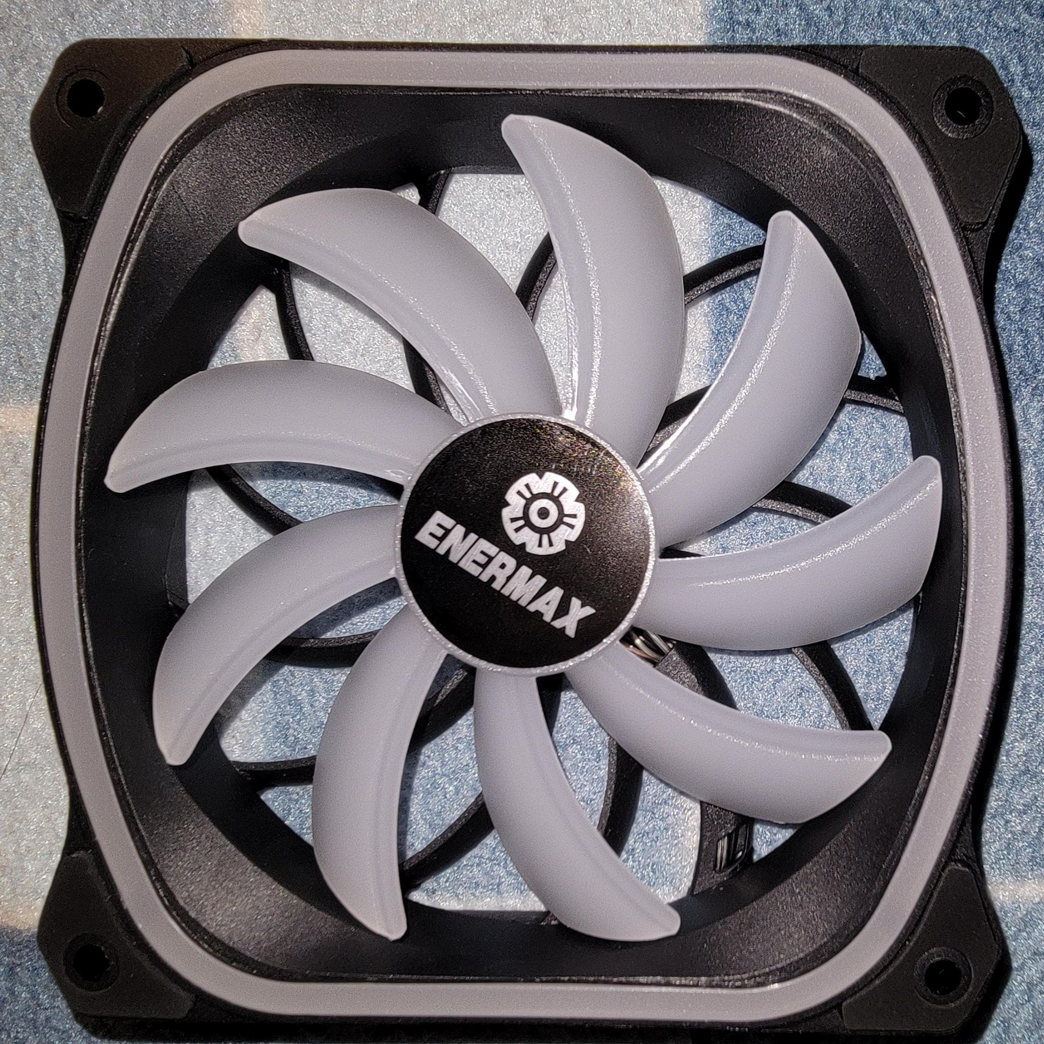 Enermax SquA RGB ADV 120mm ARGB PWM Fans – Full Working Set x12