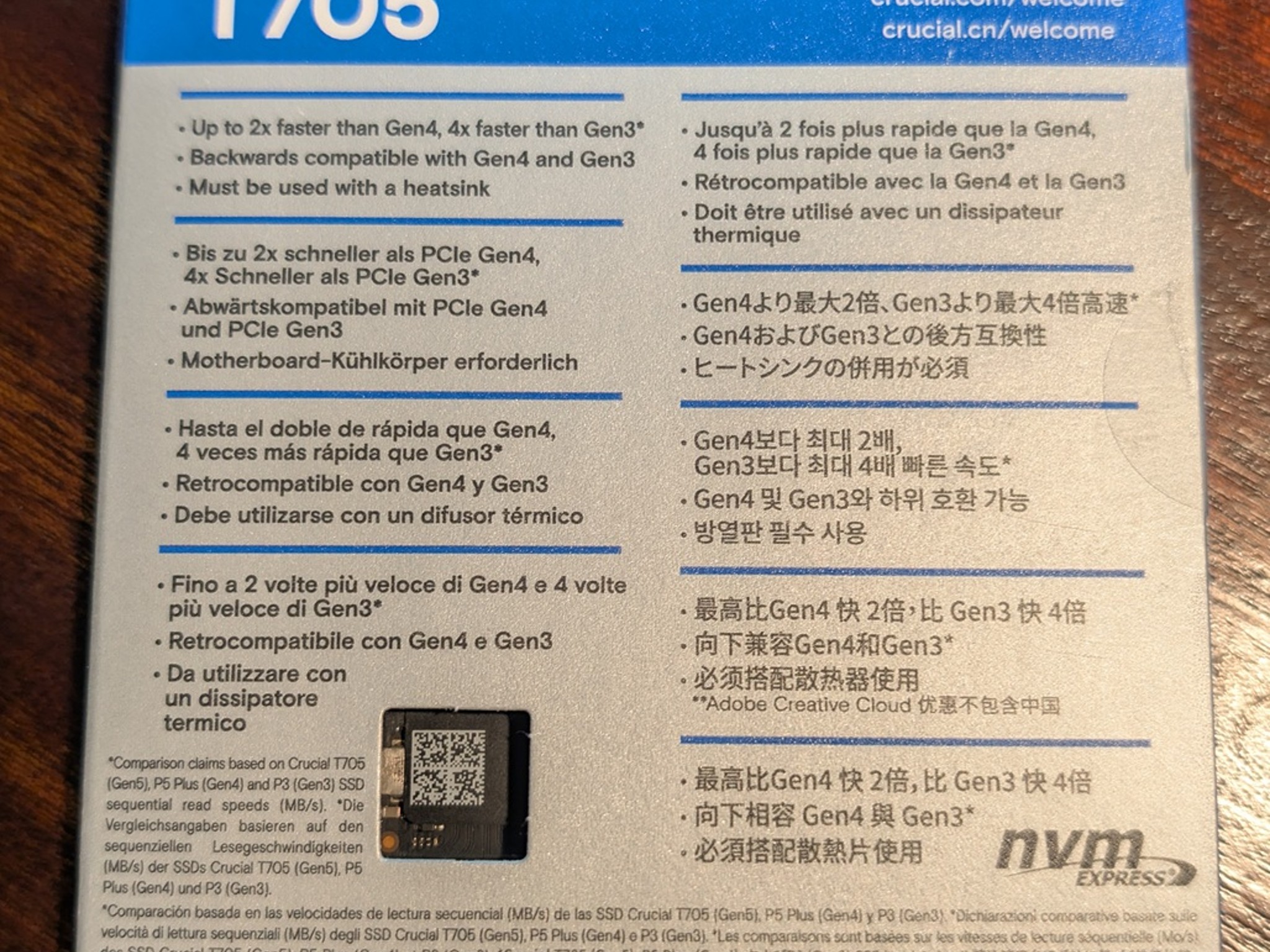 Crucial T705 - 2TB M.2 SSD