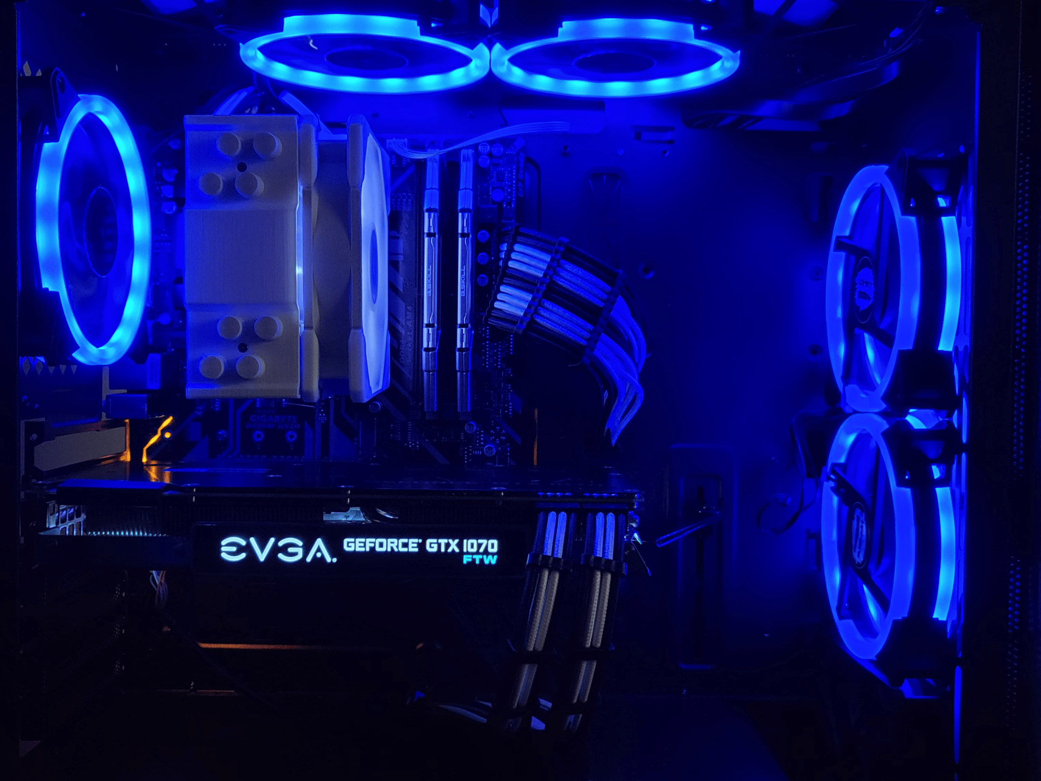 "Moonlight " Mid Range GTX 1070 Ryzen 5 Gaming/Streaming PC