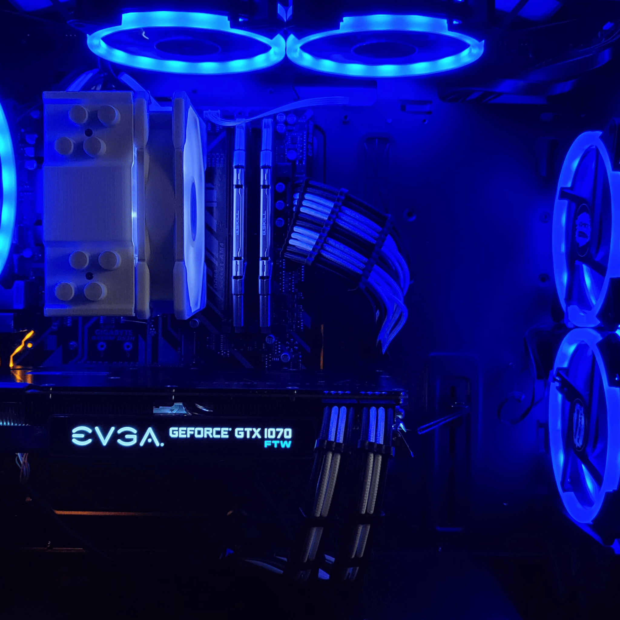 "Moonlight " Mid Range GTX 1070 Ryzen 5 Gaming/Streaming PC