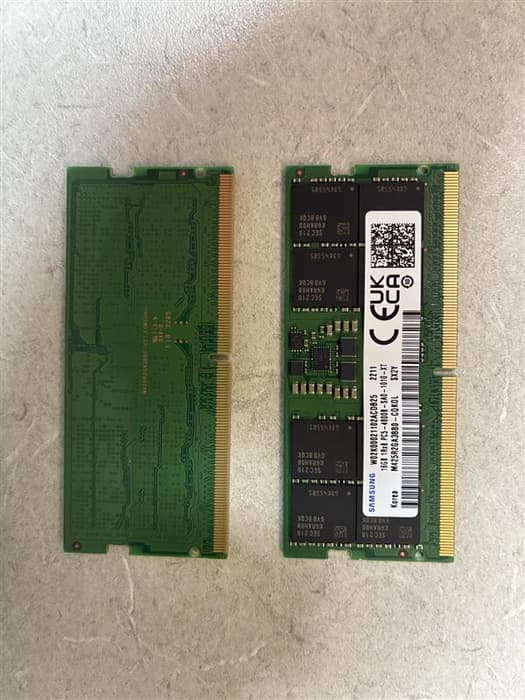 DDR5 SODIMM 2x16GB RAM, 4800MT/s