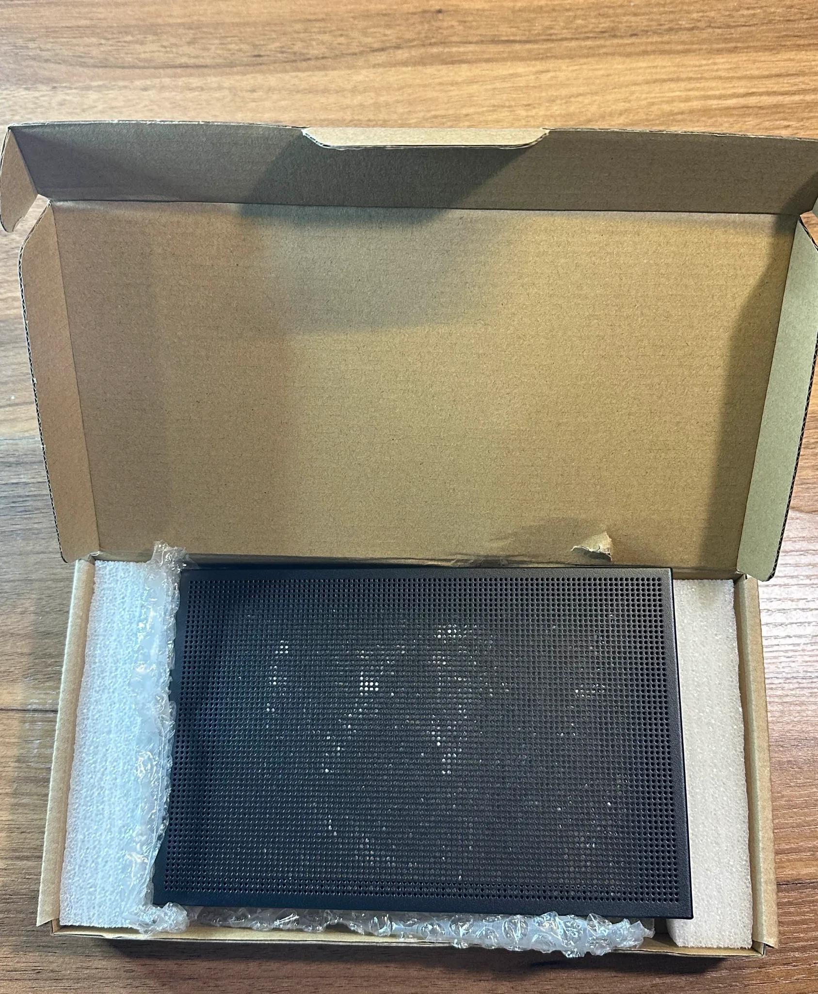 JONSBO D31 MESH SC BLACK Micro ATX Computer Case with LCD Display & 1x 120mm Fan