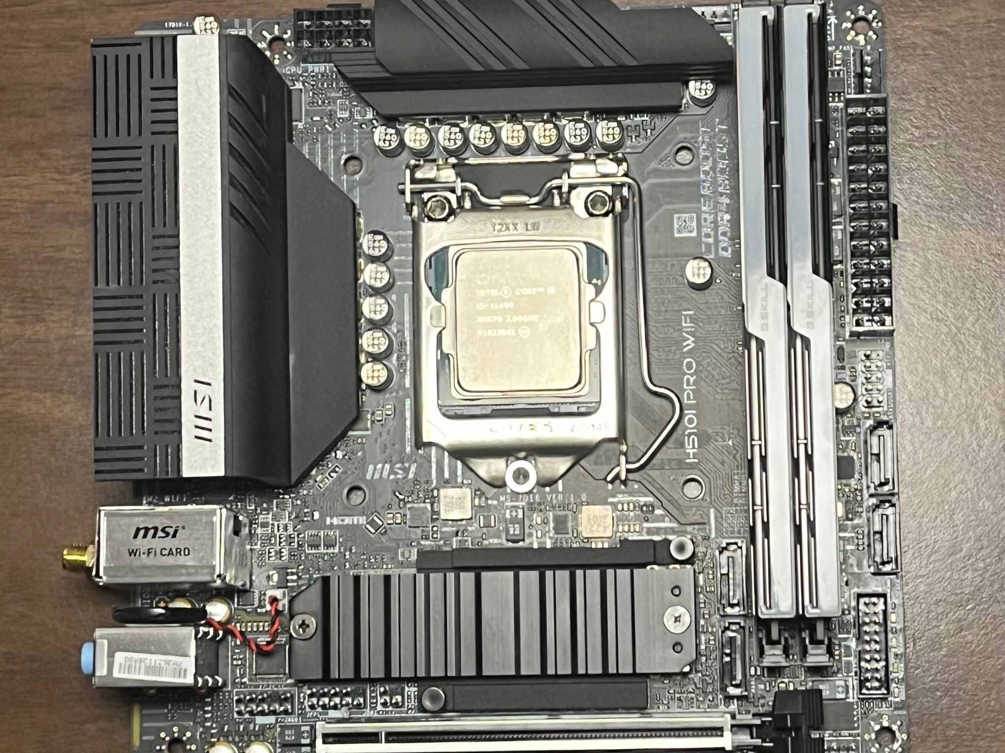 ITX Motherboard Bundle | I5-11400 | MSI Pro H510I MB | 16 GB RAM | Latest BIOS | I/O Shield Included