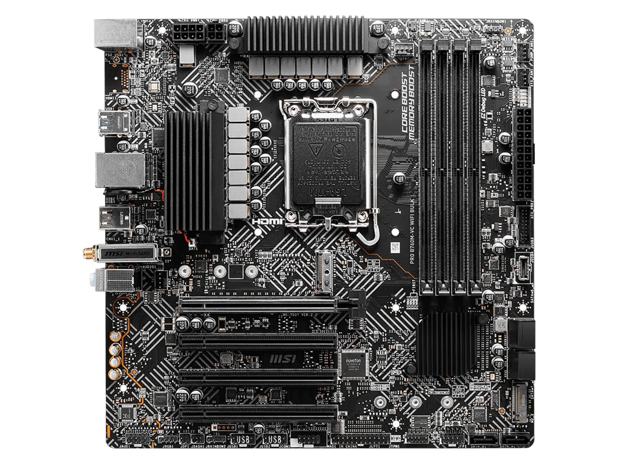 3x MSI PRO B760M-VC Wifi Bulk M-ATX