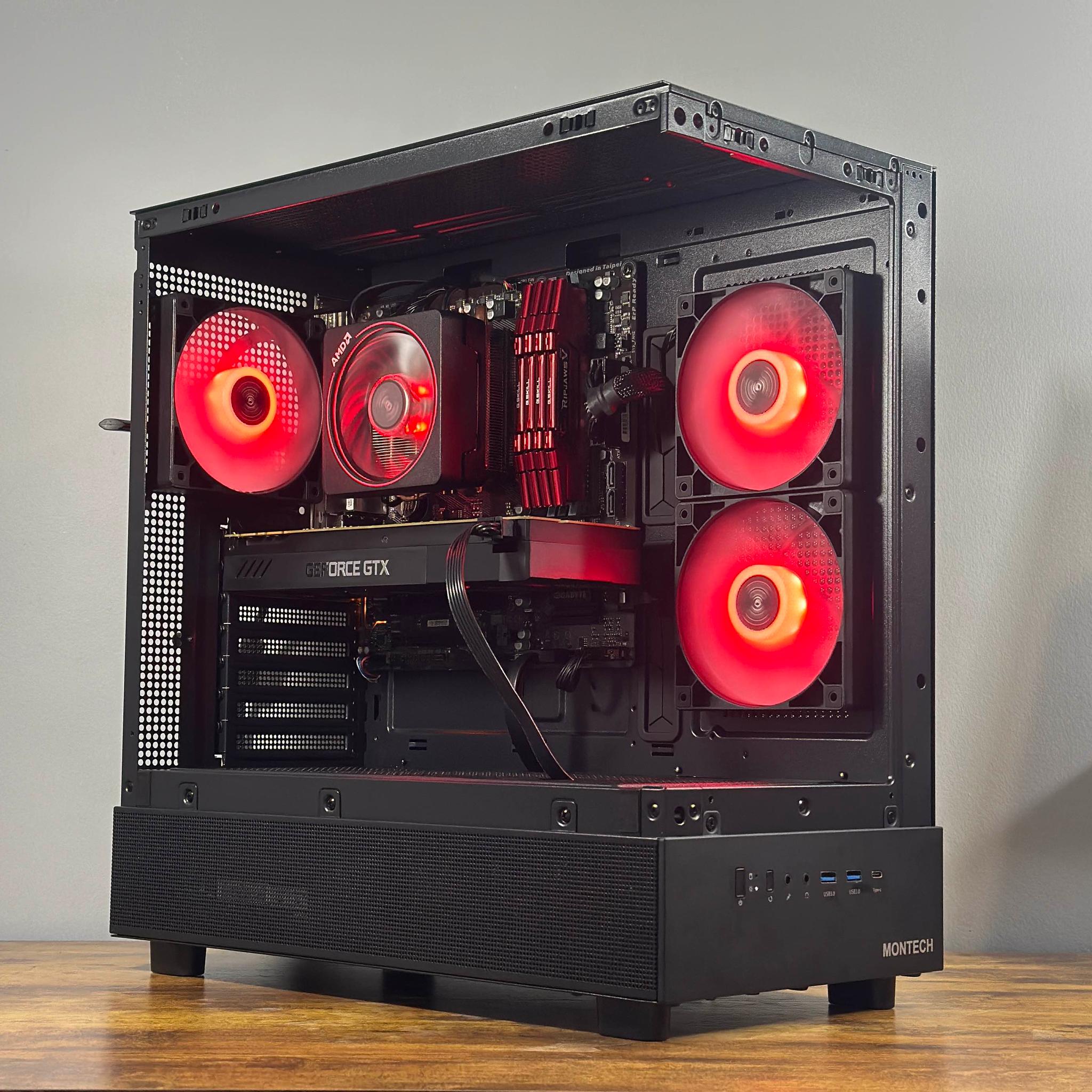 GTX 1070 8GB | Ryzen 7 2700X | 16GB DDR4 | 512GB SSD | Win11 | WIFI | 1080P Custom Gaming PC