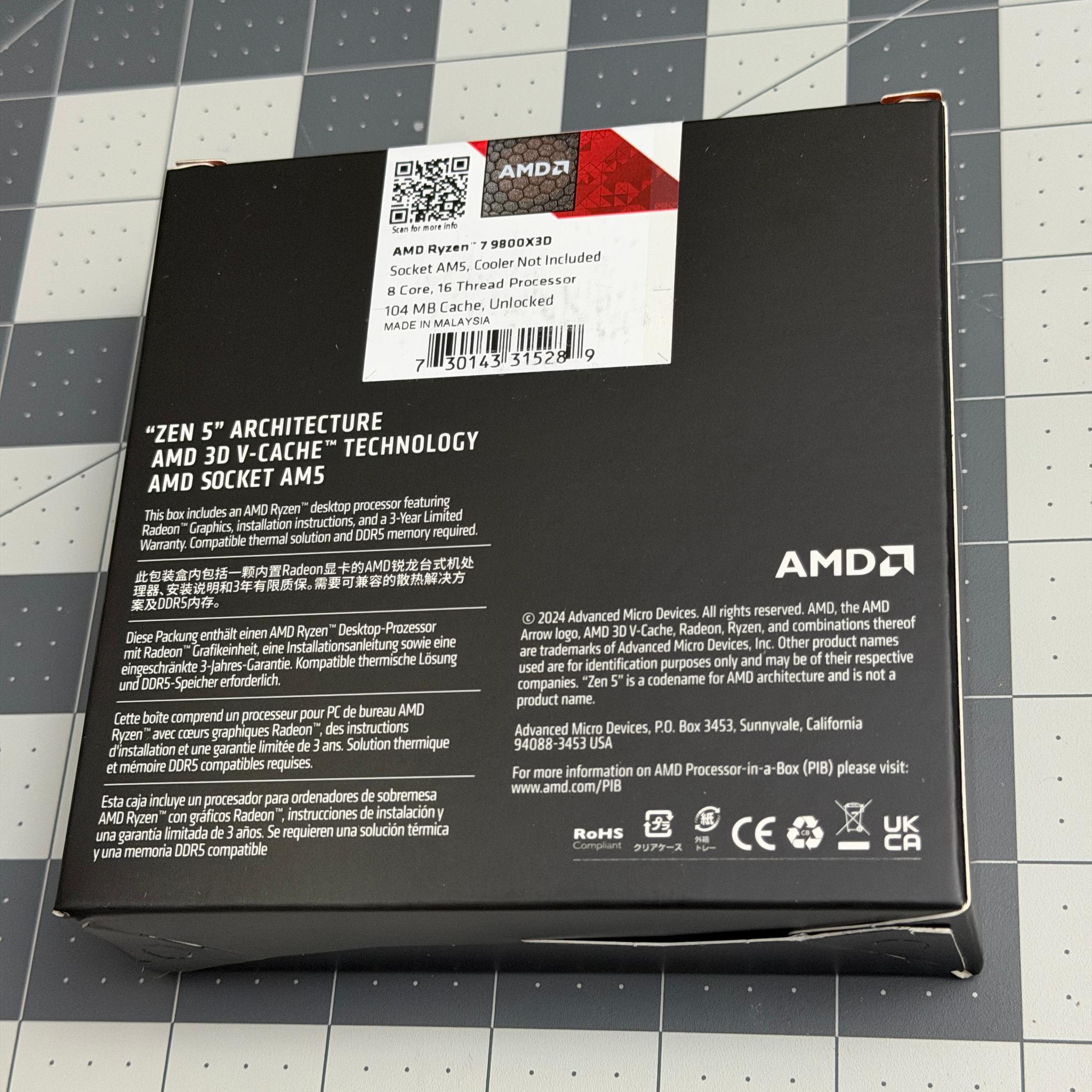 AMD Ryzen 7 9800X3D