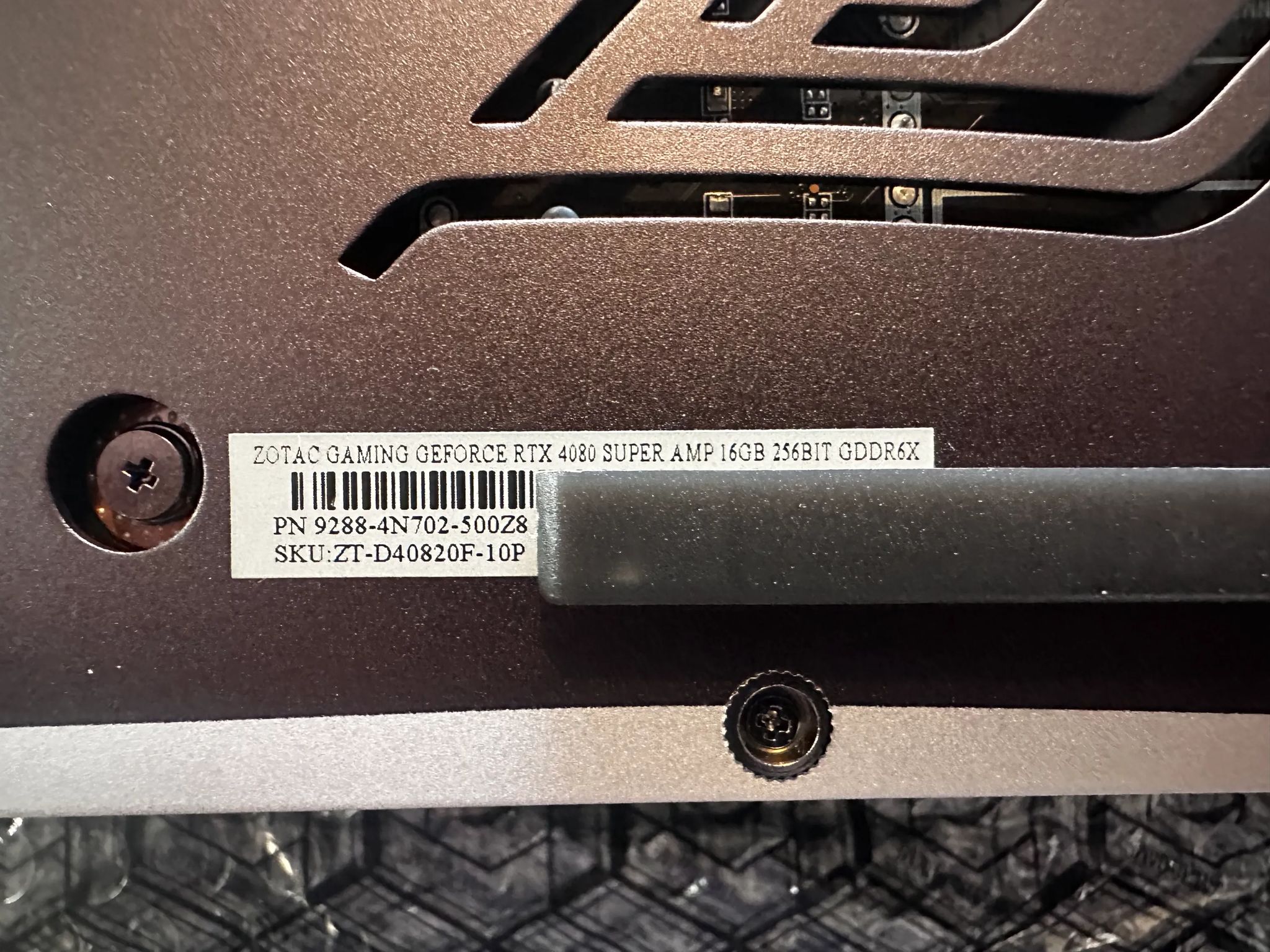 Zotac 4080 Super Amp