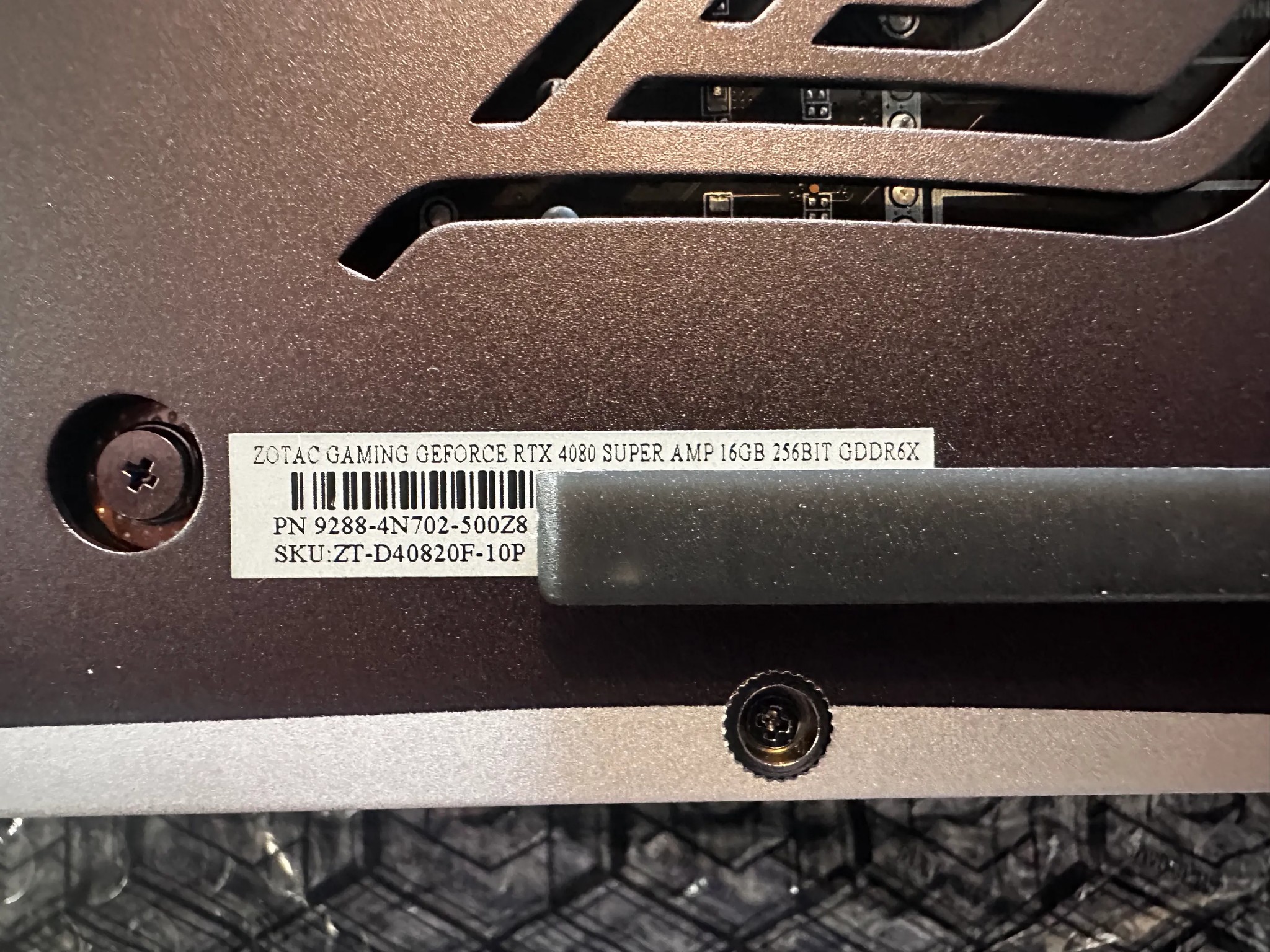 Zotac 4080 Super Amp
