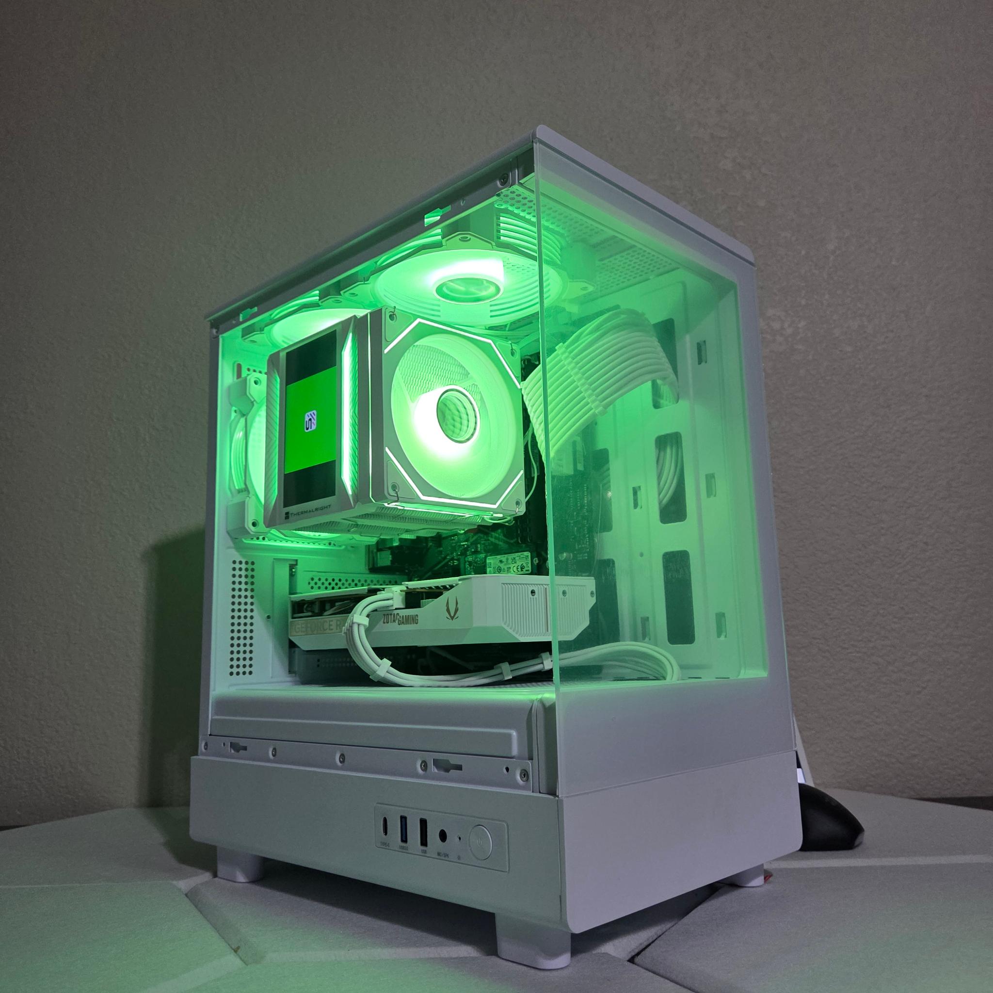 Orion Frost | White RTX 5060 Gaming PC ❄️🔥🤍⛄