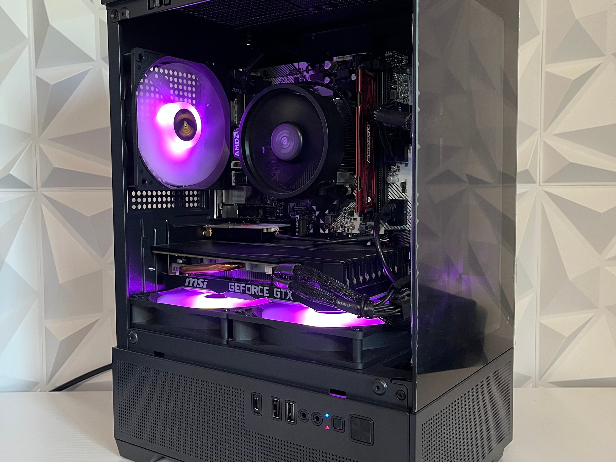 GTX 1660 6GB, Ryzen 5 2600, 8GB RAM | Black RGB Gaming Computer/PC