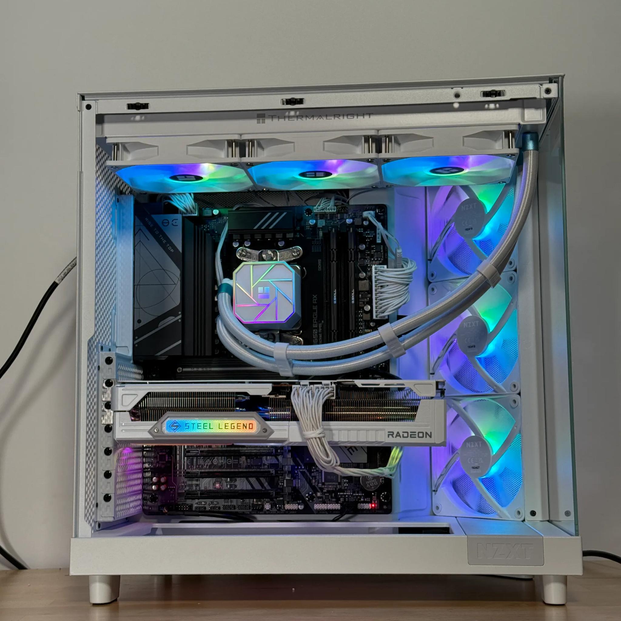 RX 9070XT STEEL LEGEND Ryzen 7 7800x3d Gaming PC